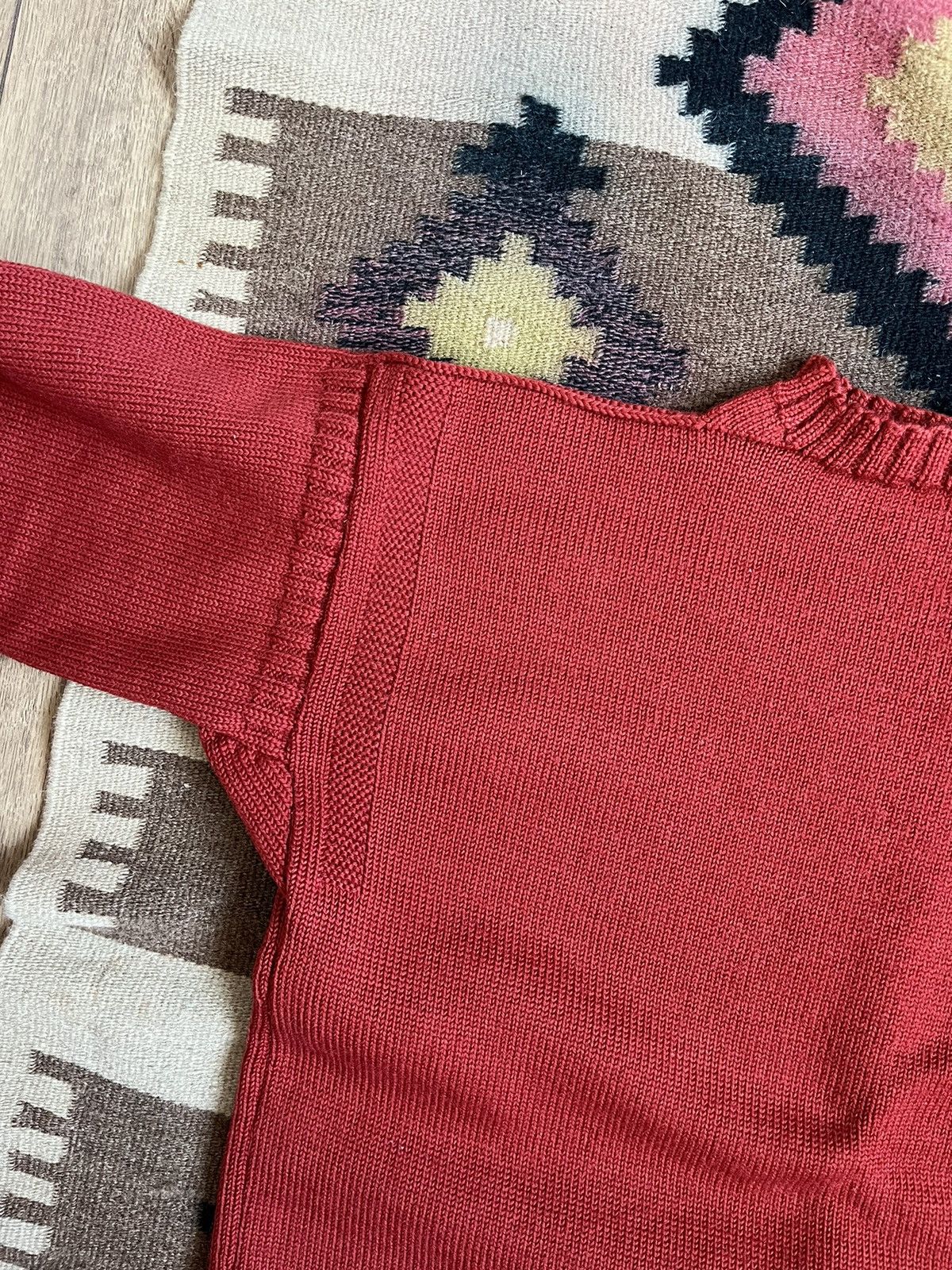 Le Tricoteur Guernsey Traditional Guernsey Le Tricoteur Orange Wool Jumper Sweater Size US M / EU 48-50 / 2 - 6 Thumbnail