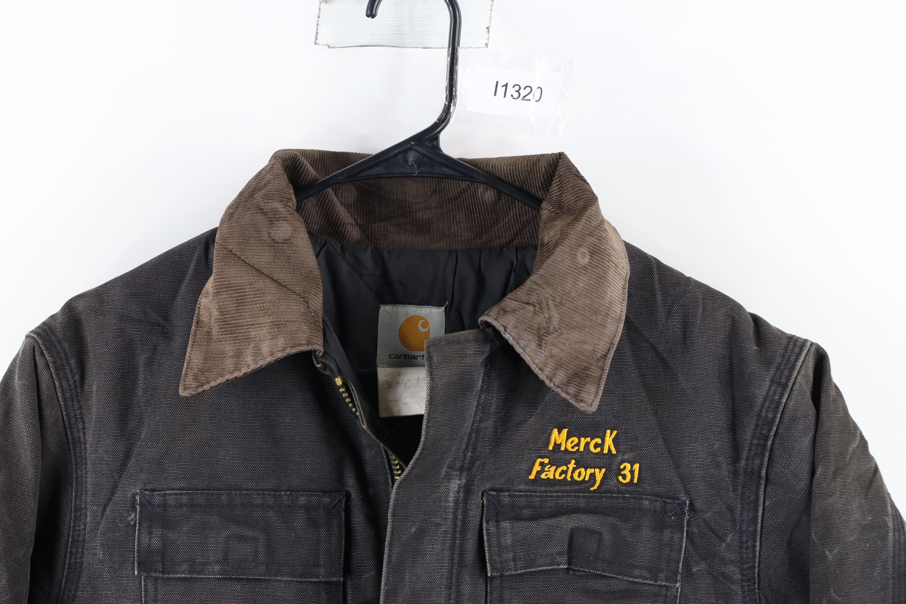 Carhartt × Vintage Vintage Carhartt Out Canvas Chore Barn Jacket Black USA Size US M / EU 48-50 / 2 - 2 Thumbnail
