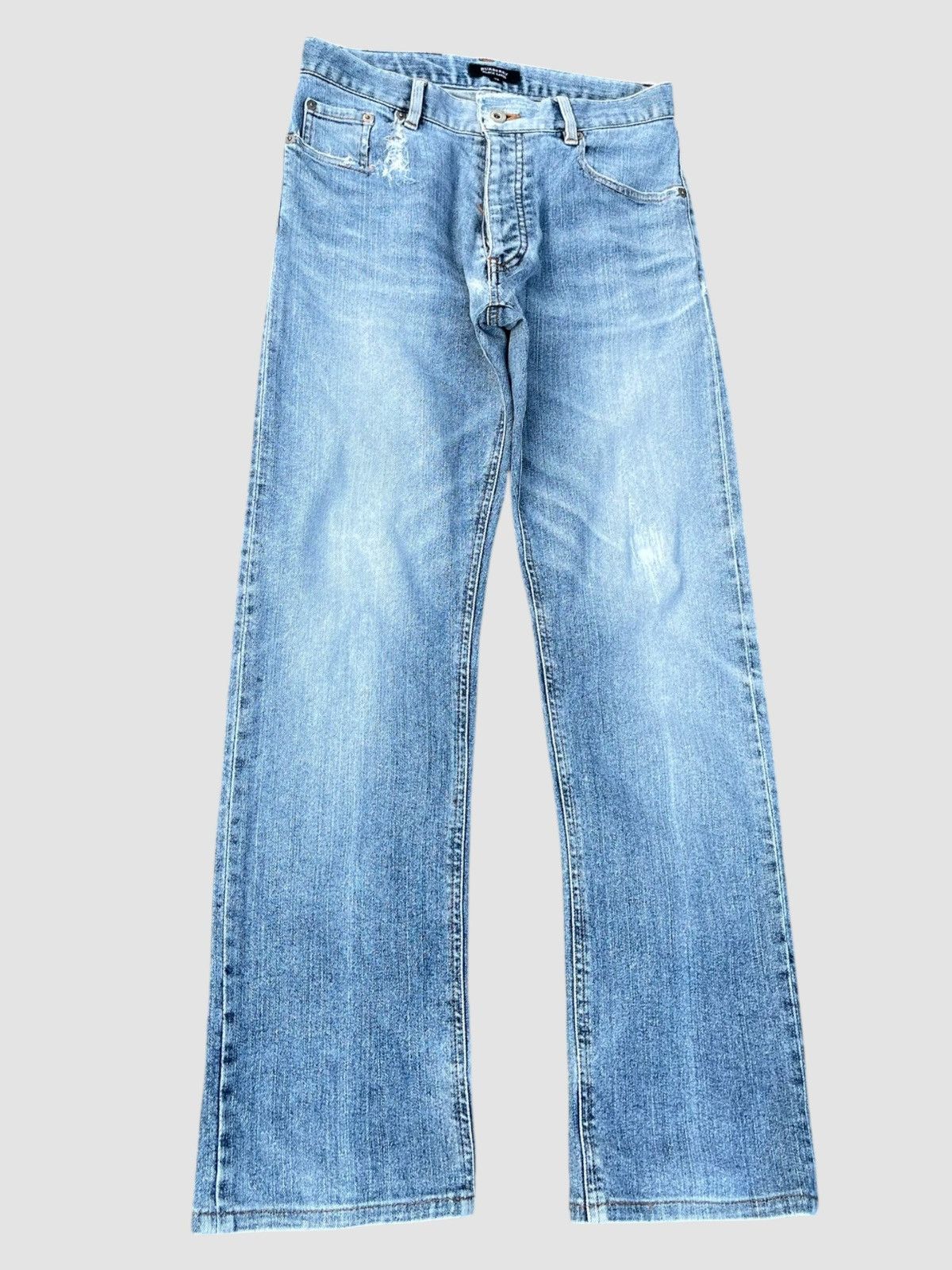 Burberry Burberry Black Label Blue Washed Jeans Size US 29 - 3 Thumbnail