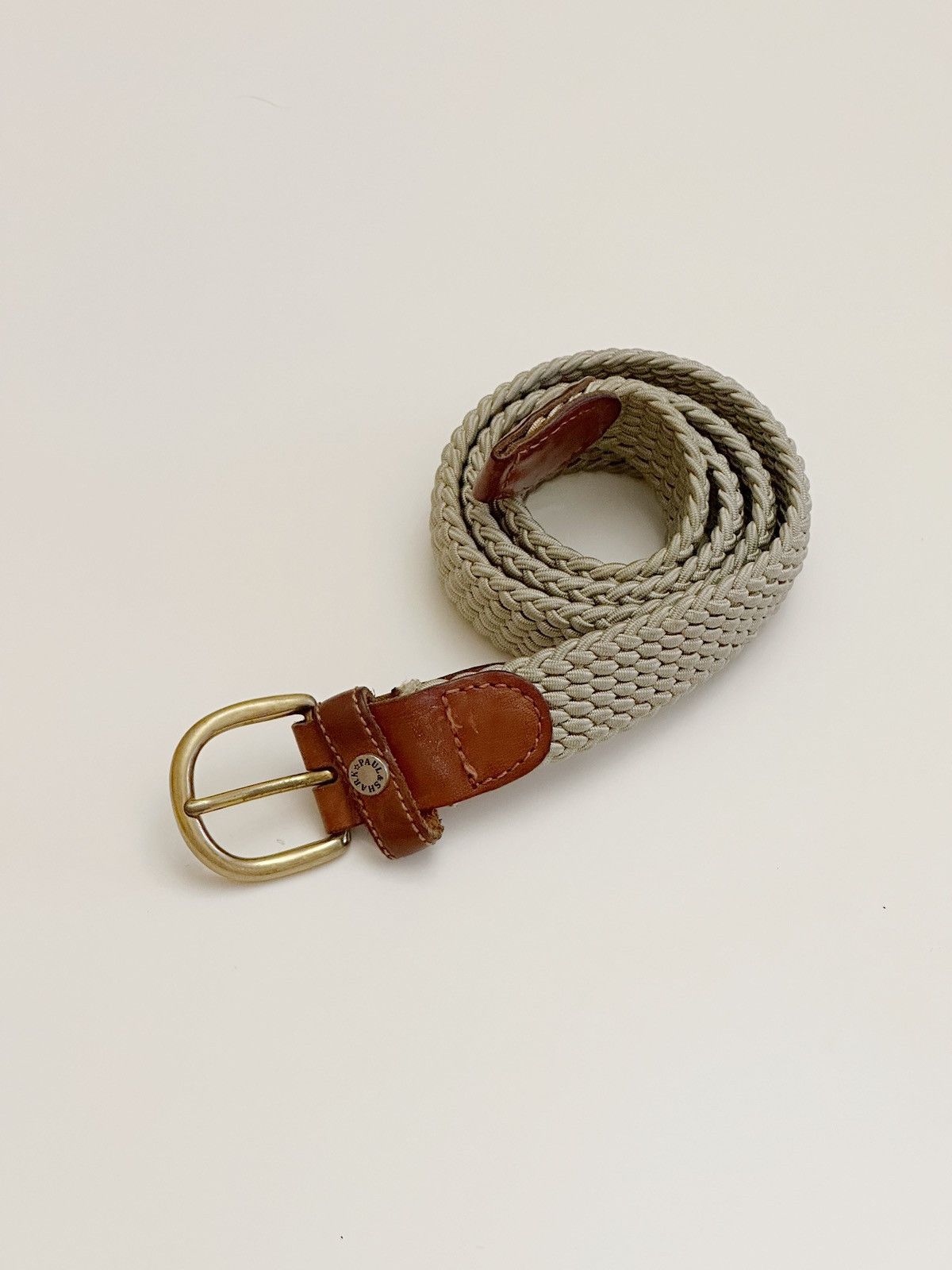 Paul & Shark PAUL&SHARK Woven Stretch Belt Vintage rapper rap archive miu Size 30 - 1 Thumbnail