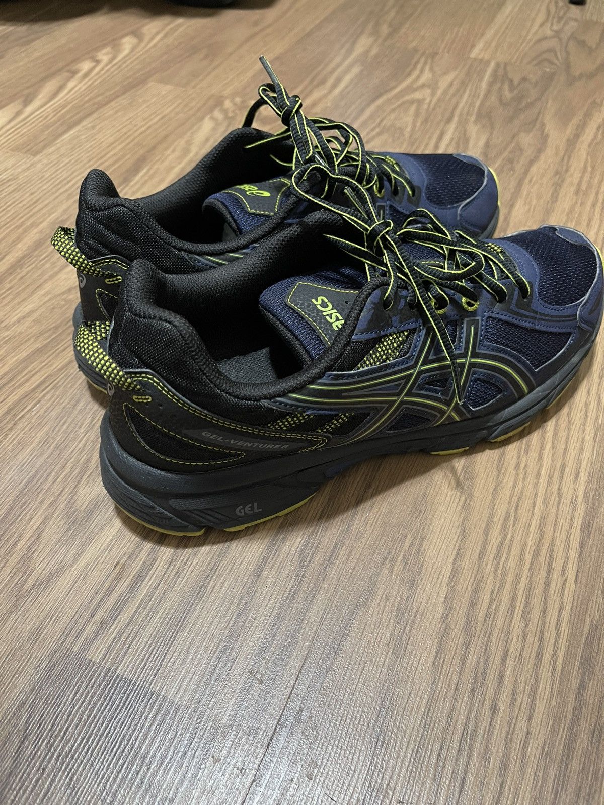 Asics Asics gel venture 6 navy blue lime Size US 11 / EU 44 - 9 Thumbnail