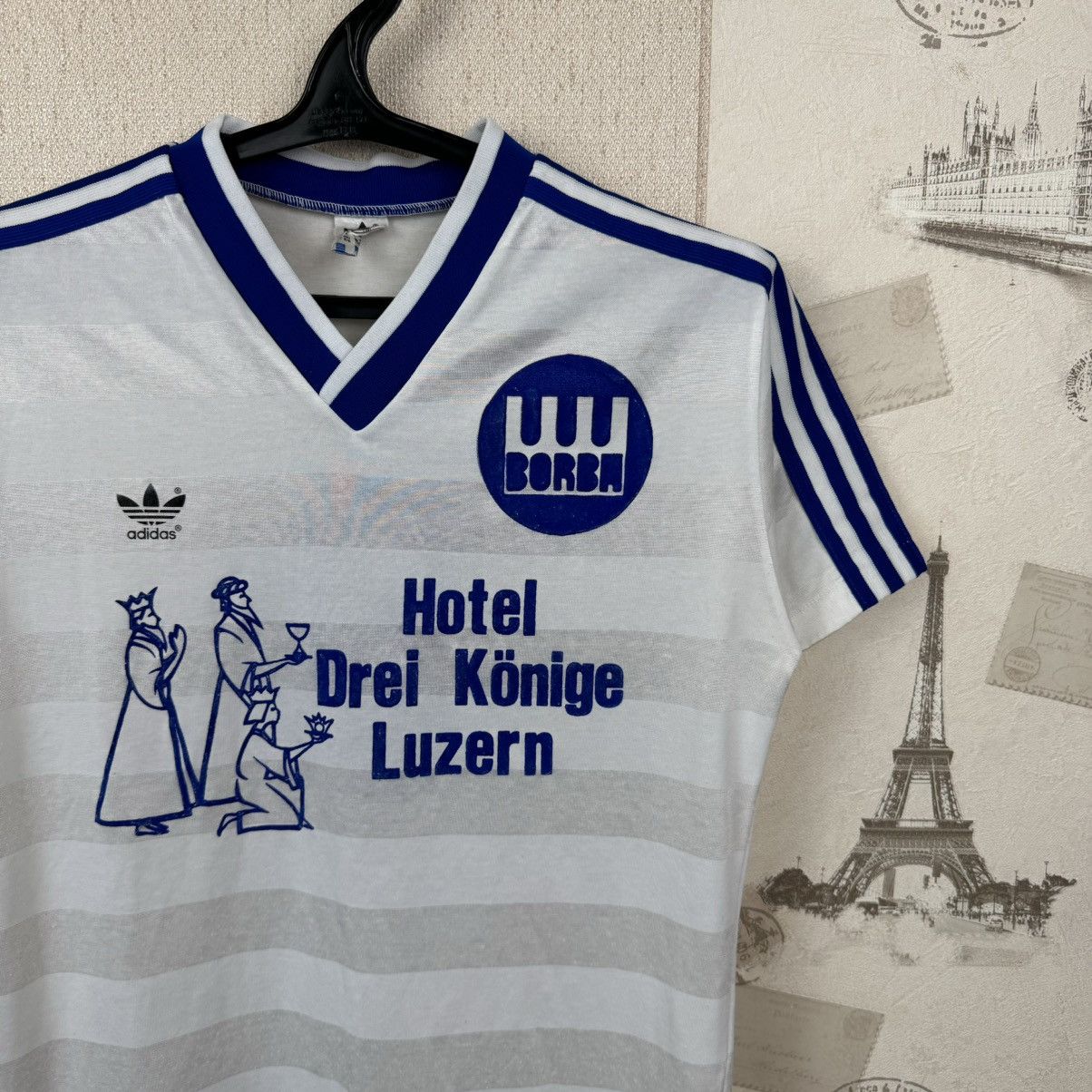 Adidas Vintage Adidas Jersey Borba West Germany Sz M Football Shirt Size US M / EU 48-50 / 2 - 9 Thumbnail
