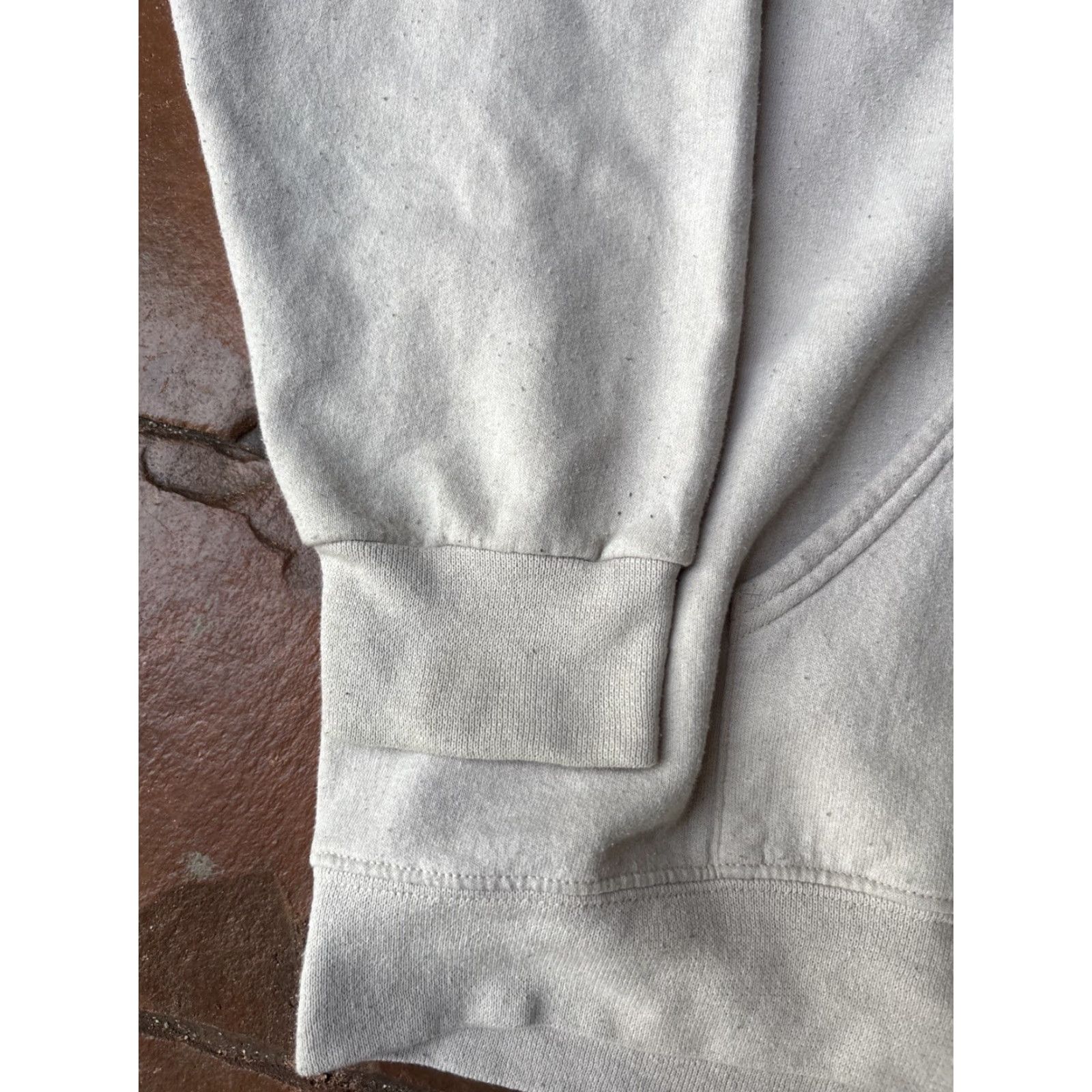 Jerzees VINTAGE Jerzees Hoodie Beige XL Men Pullover Grunge 90s Size US XL / EU 56 / 4 - 3 Thumbnail