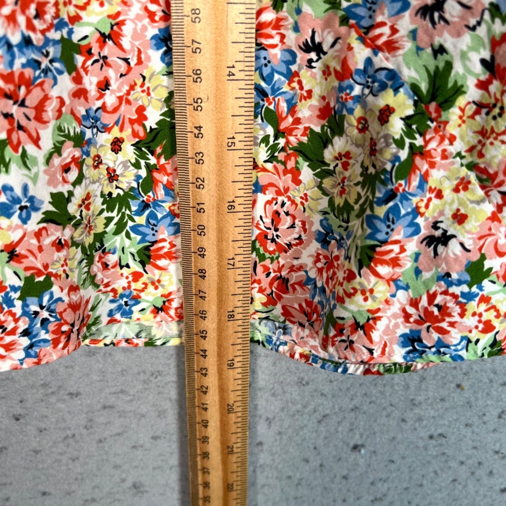 Zara Zara Blouse Womens XS Floral One-Shoulder Long Sleeve 100% Cotton Multicolor Spring Summer Fall Womens Size XS / US 0-2 / IT 36-38 - 6 Thumbnail