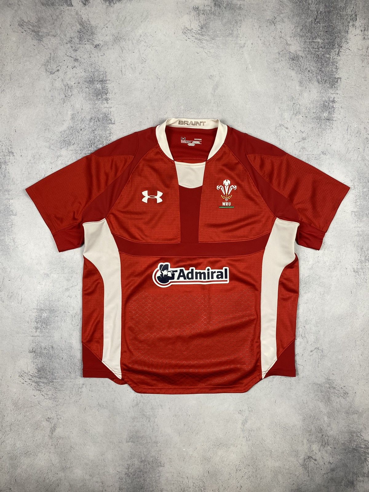 Under Armour Under Armour Wales Rugby Union Jersey Shirt WRU Admiral Red Size US L / EU 52-54 / 3 - 2 Thumbnail