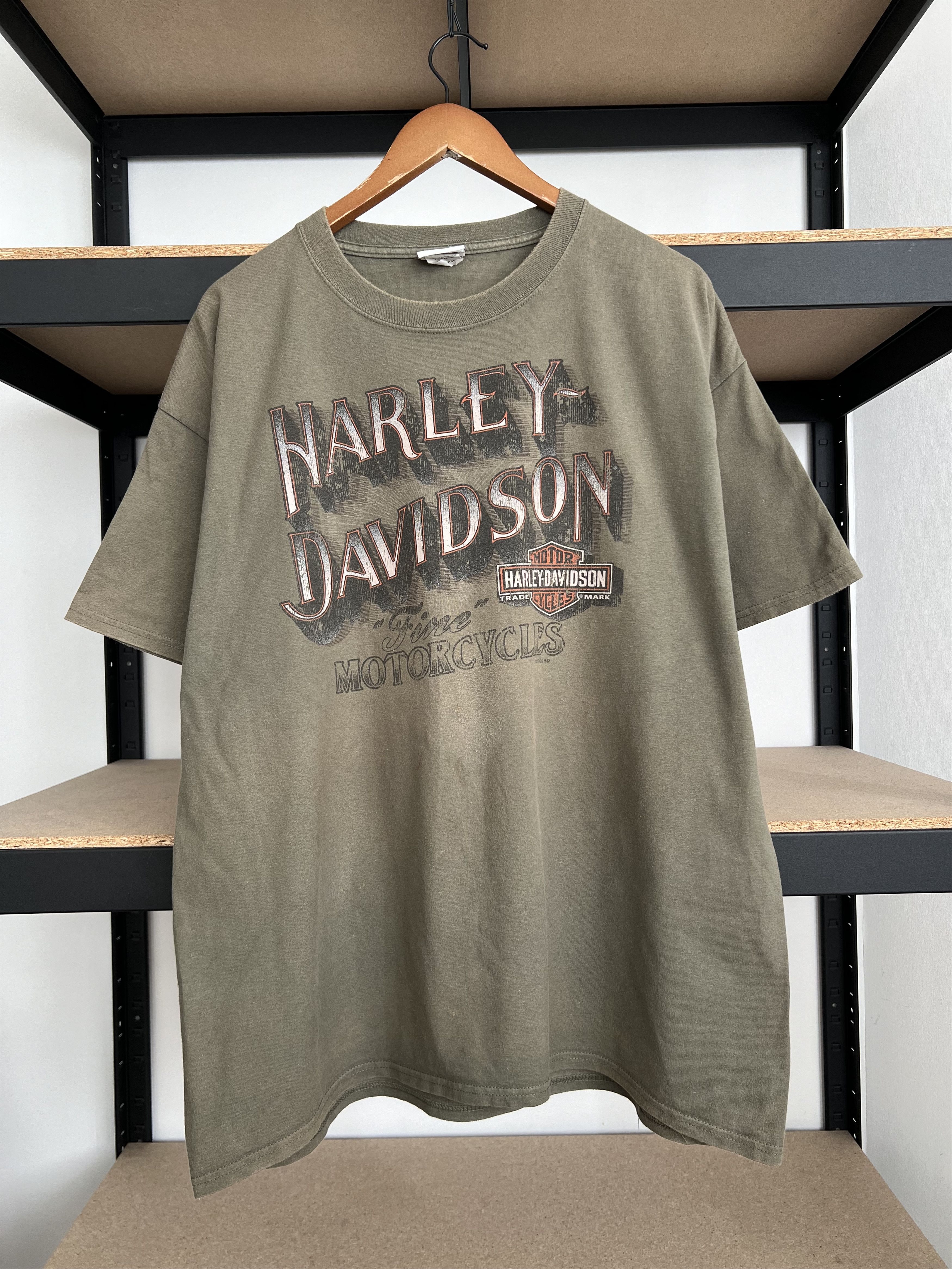 Harley Davidson Vintage 2014 Harley Davidson Motorcycle Snake T-shirt Size US XL / EU 56 / 4 - 2 Thumbnail