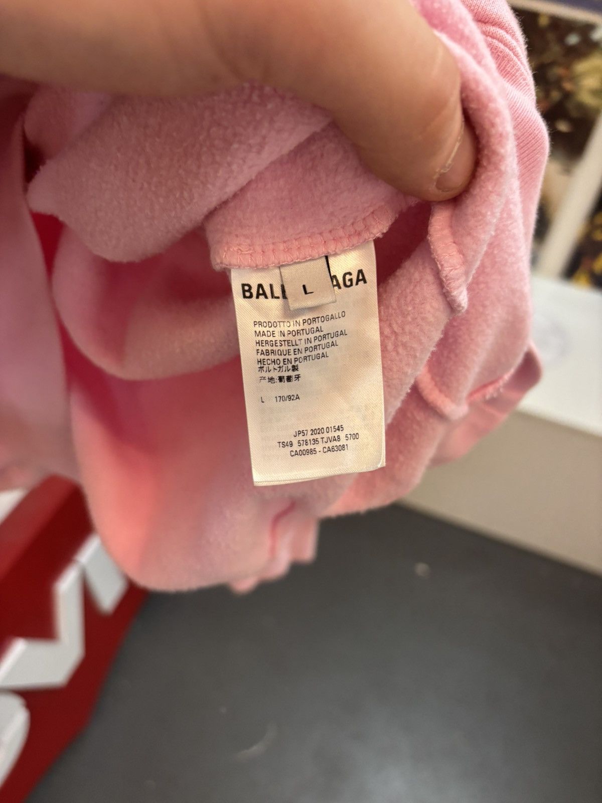 Balenciaga 2022 pink balenci hoodie Size US L / EU 52-54 / 3 - 5 Thumbnail