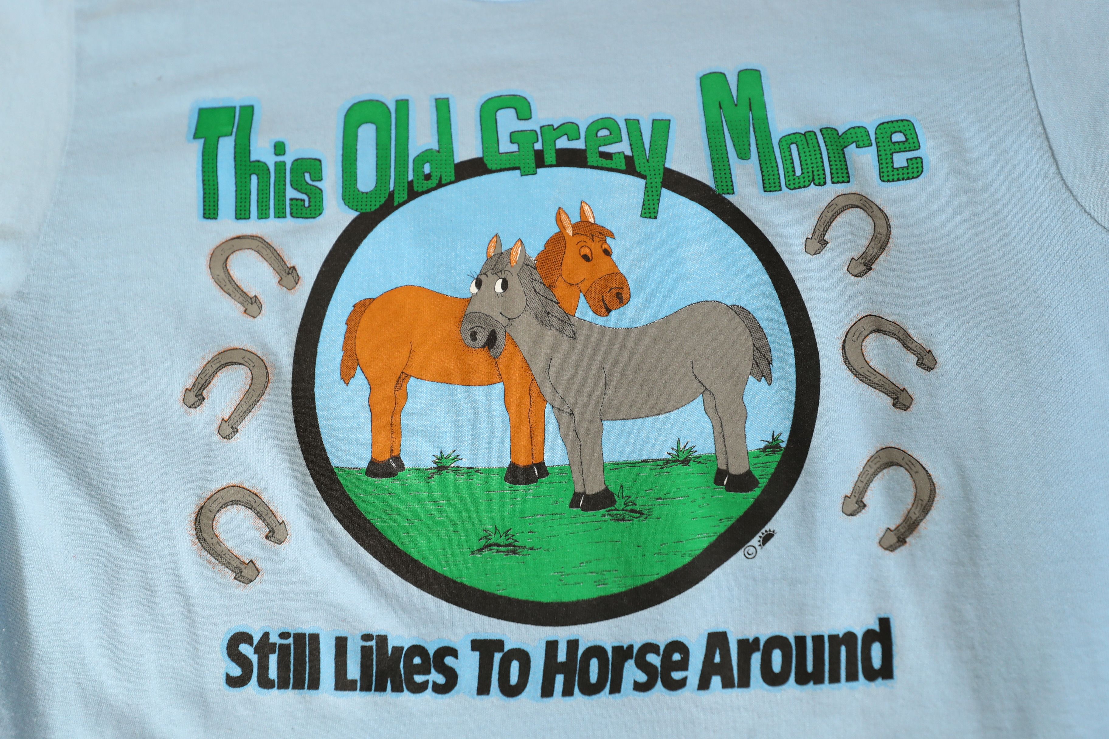 Vintage This Old Mare Vintage Single Stitch Tee (L) Size US L / EU 52-54 / 3 - 4 Thumbnail