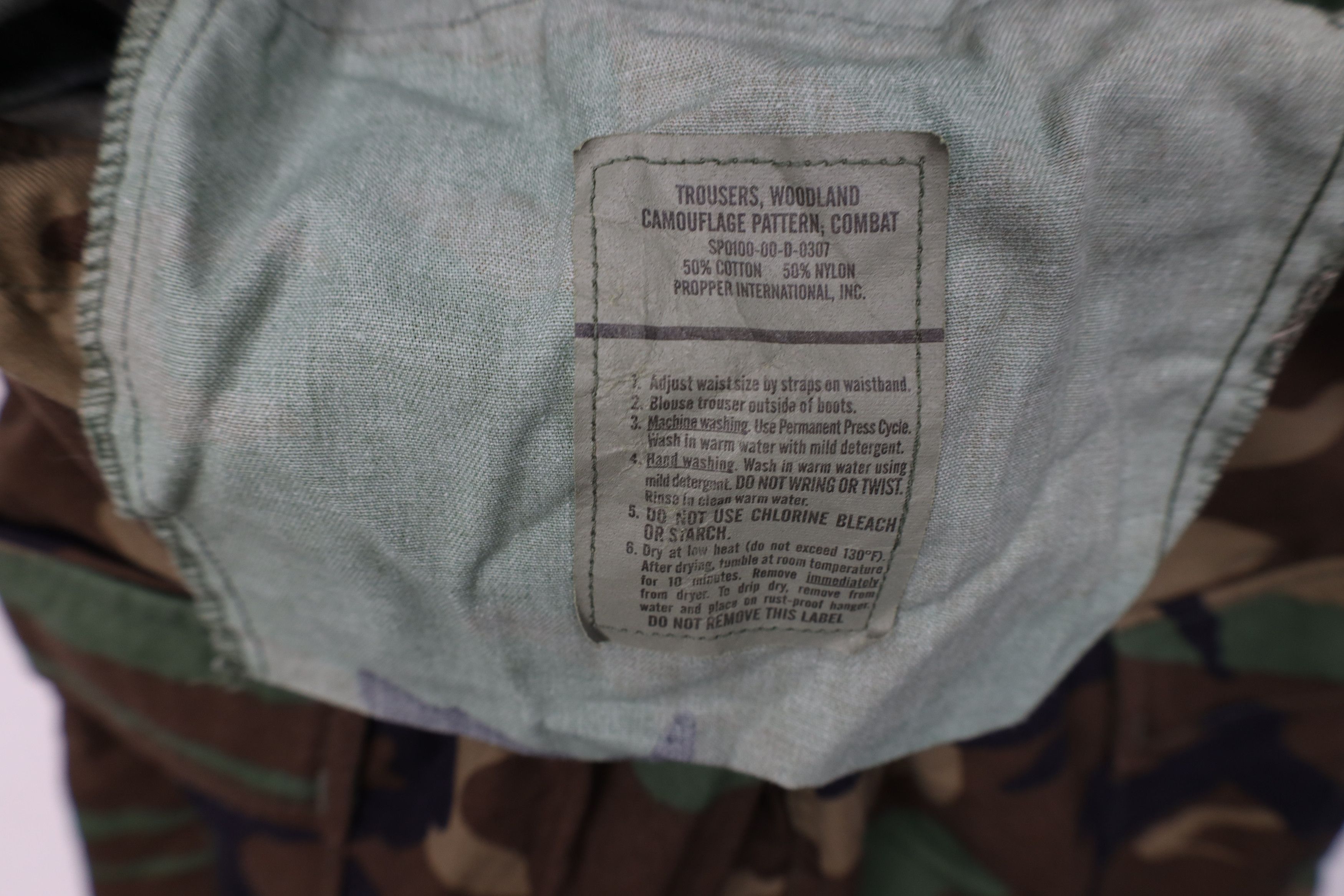 Vintage Vintage Y2K 2000 USGI Camouflage Combat Cargo Pants USA Size US 32 / EU 48 - 10 Thumbnail