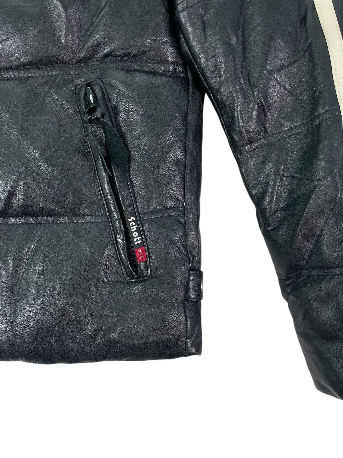 Schott Vtg rare SCHOTT NYC cafe racer leather jacket Size US S / EU 44-46 / 1 - 3 Thumbnail