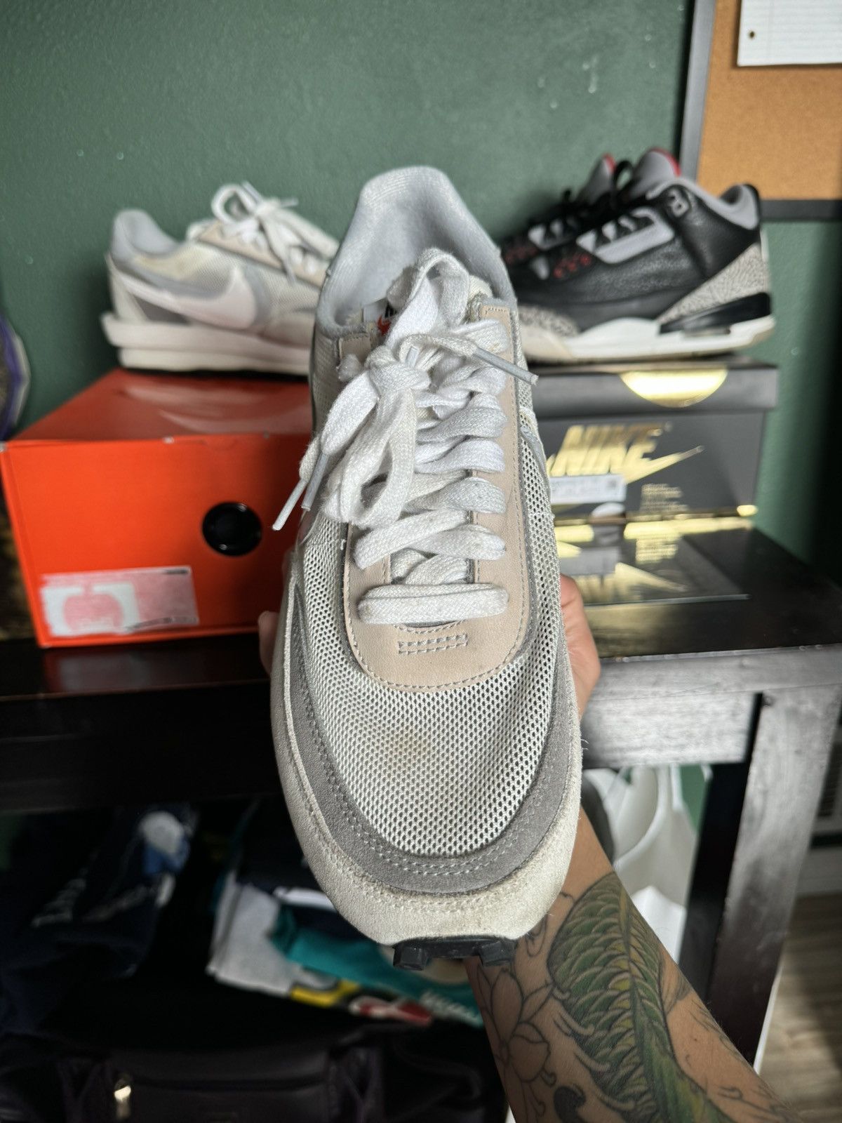 Nike × Sacai Nike X Sacai ‘Summit White’ 2019 Size US 9.5 / EU 42-43 - 7 Thumbnail