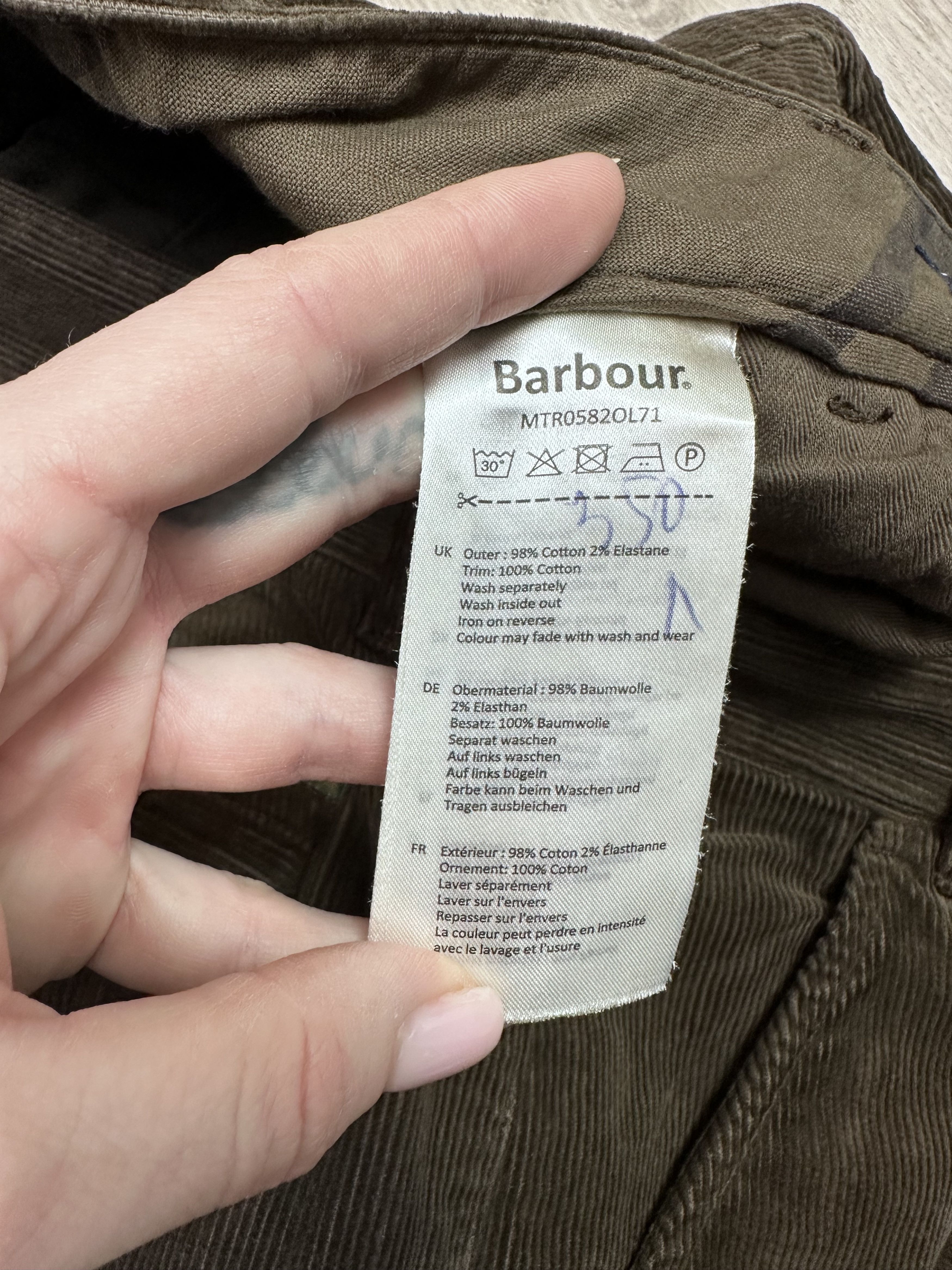 Barbour Barbour Vintage Mens Corduroy Pants Size US 32 / EU 48 - 6 Thumbnail