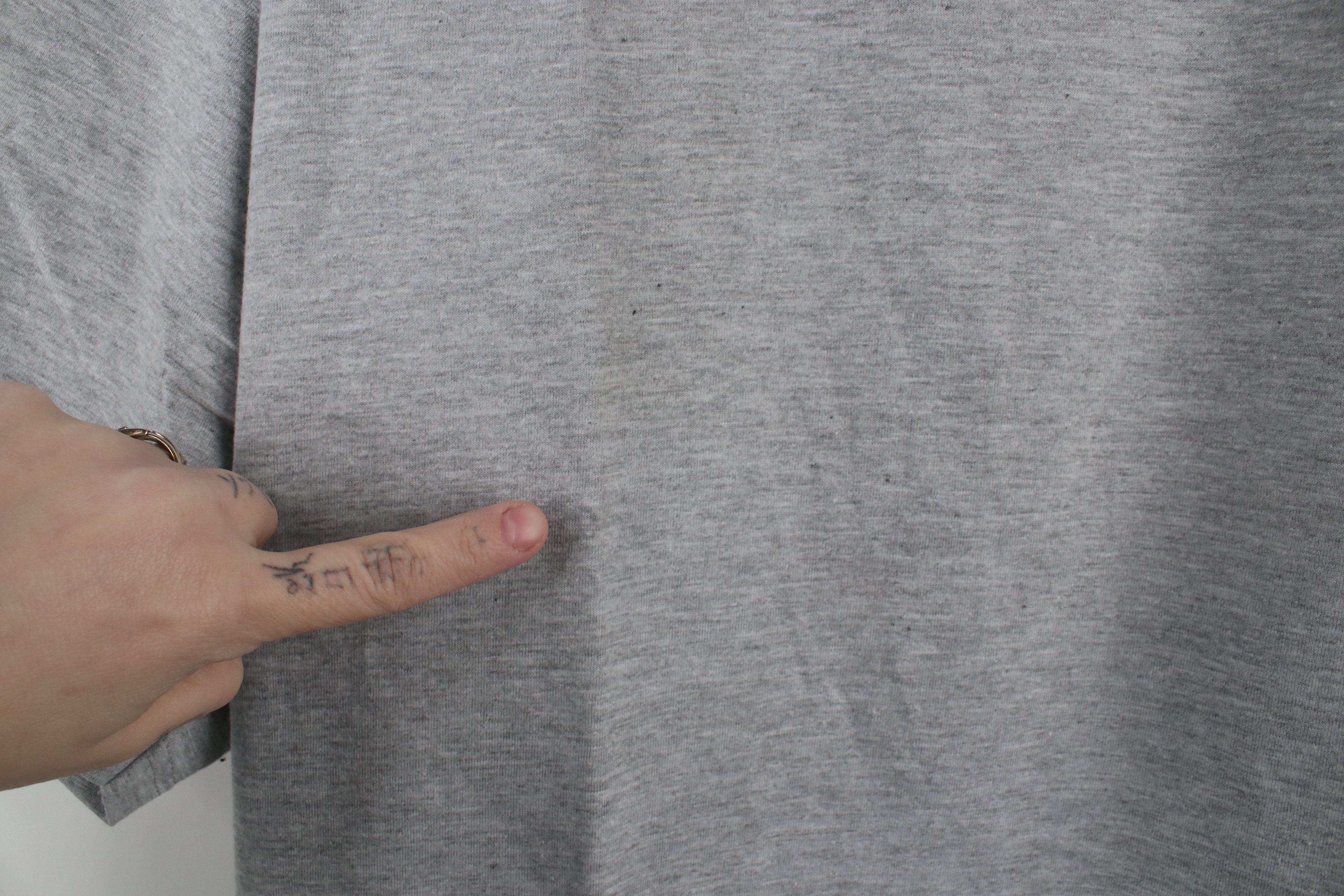 Vintage Vintage 90s Streetwear Blank Heavyweight Cotton T-Shirt Gray Size US L / EU 52-54 / 3 - 5 Thumbnail