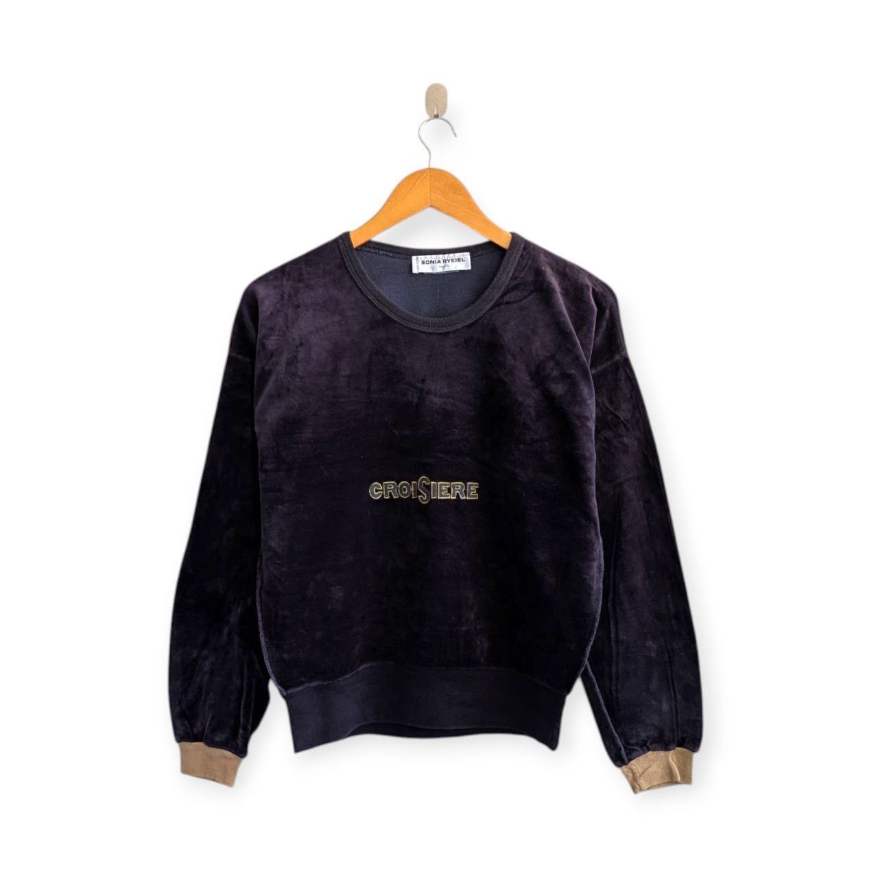 Sonia Rykiel SONIA RYKIEL croisiere embroidered logo sweatshirts Size M / US 6-8 / IT 42-44 - 1 Thumbnail