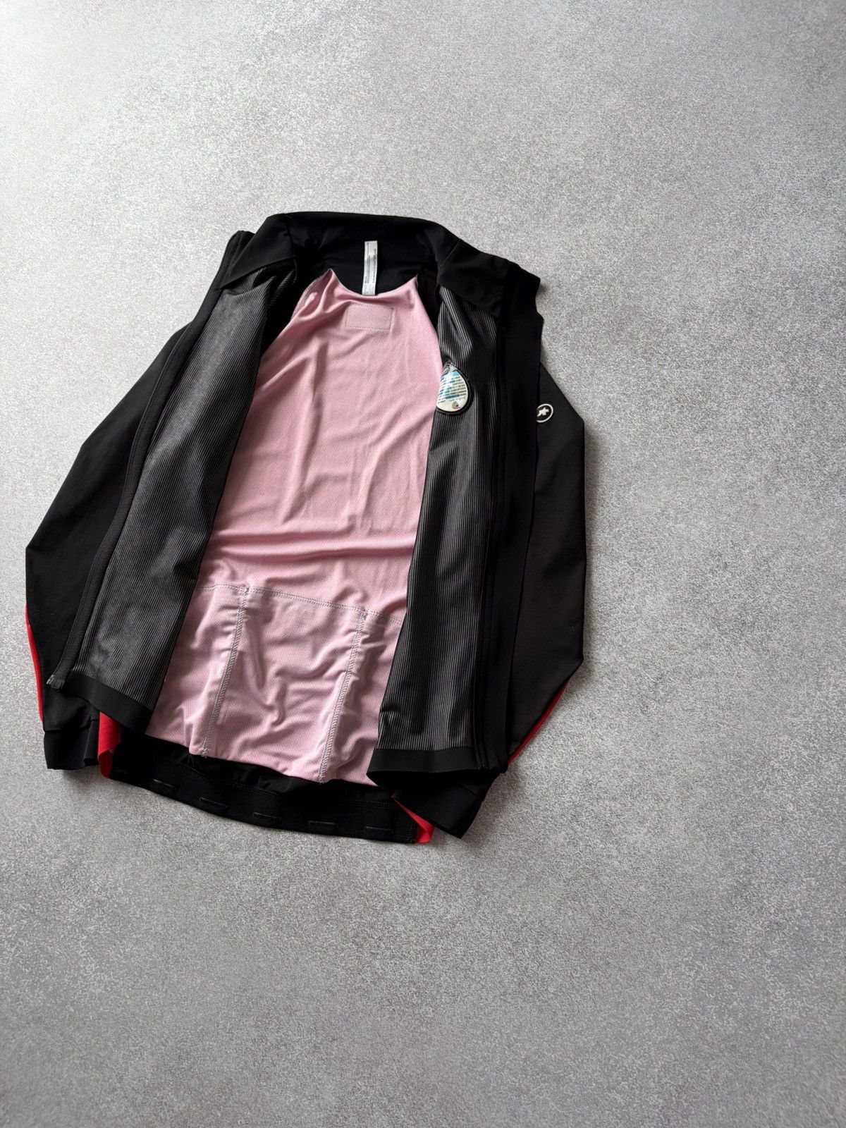 Other RRP $340 Assos Cycling Tiburu Jacket Laalalai Red Black Zip Size M / US 6-8 / IT 42-44 - 6 Thumbnail