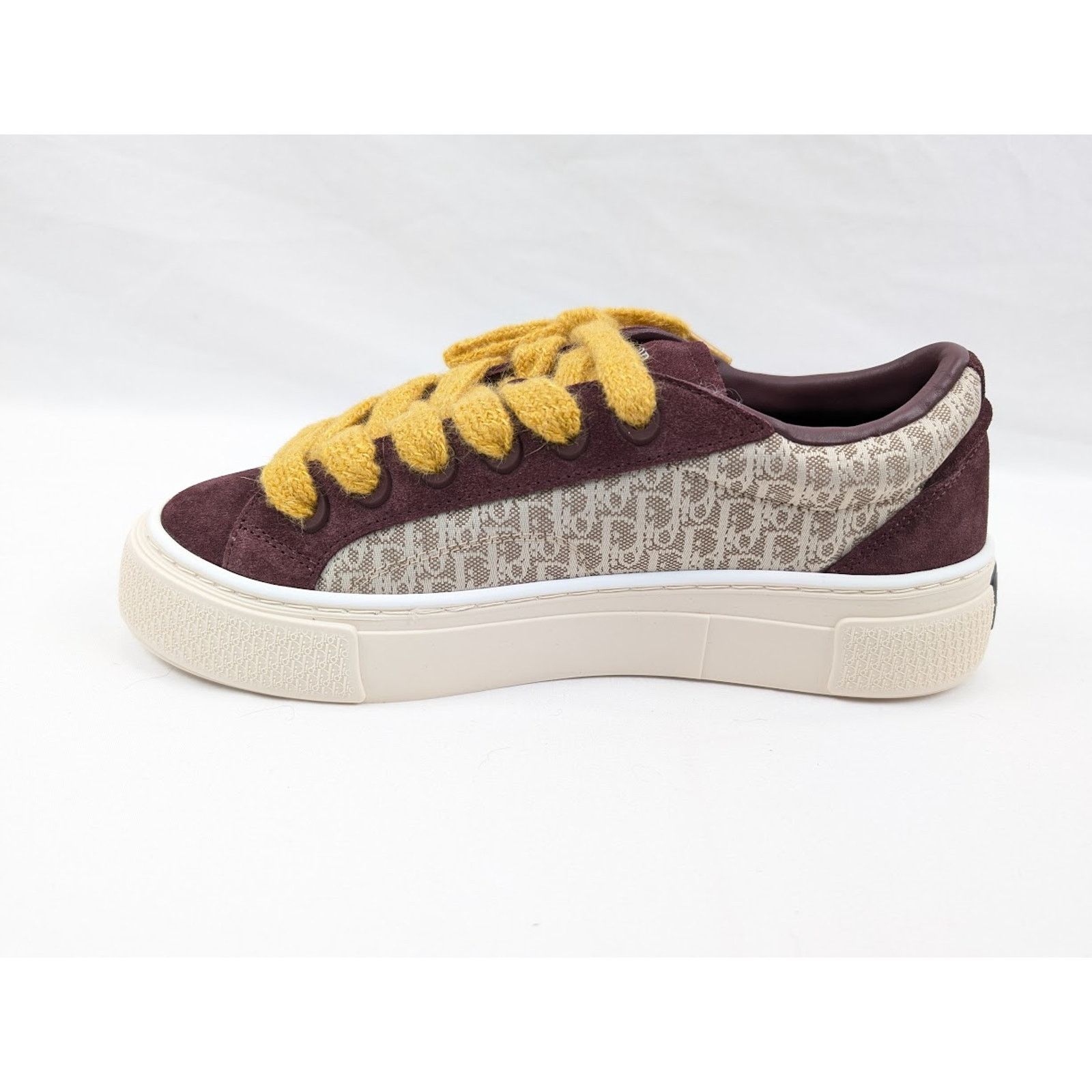 Dior o1rshd1 B33 Tennis Low-Top Sneakers in Violet/Beige Size US 8 / EU 41 - 7 Thumbnail