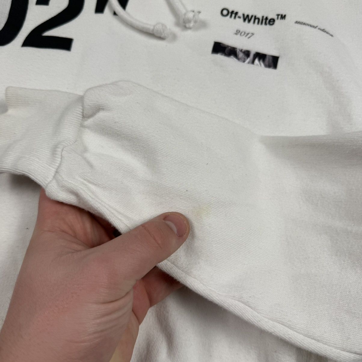Off-White OFF-WHITE 02 Caravaggio ‘White’ Hoodie Size US XS / EU 42 / 0 - 4 Thumbnail