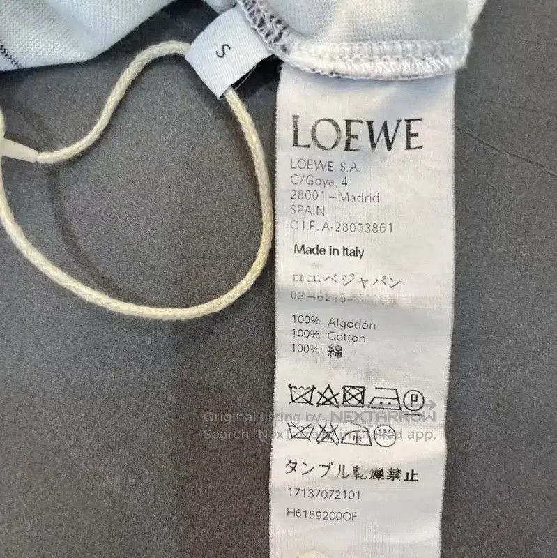 Loewe Loewe Summer White Cotton Short Sleeve T-Shirt . Size S / US 4 / IT 40 - 6 Thumbnail