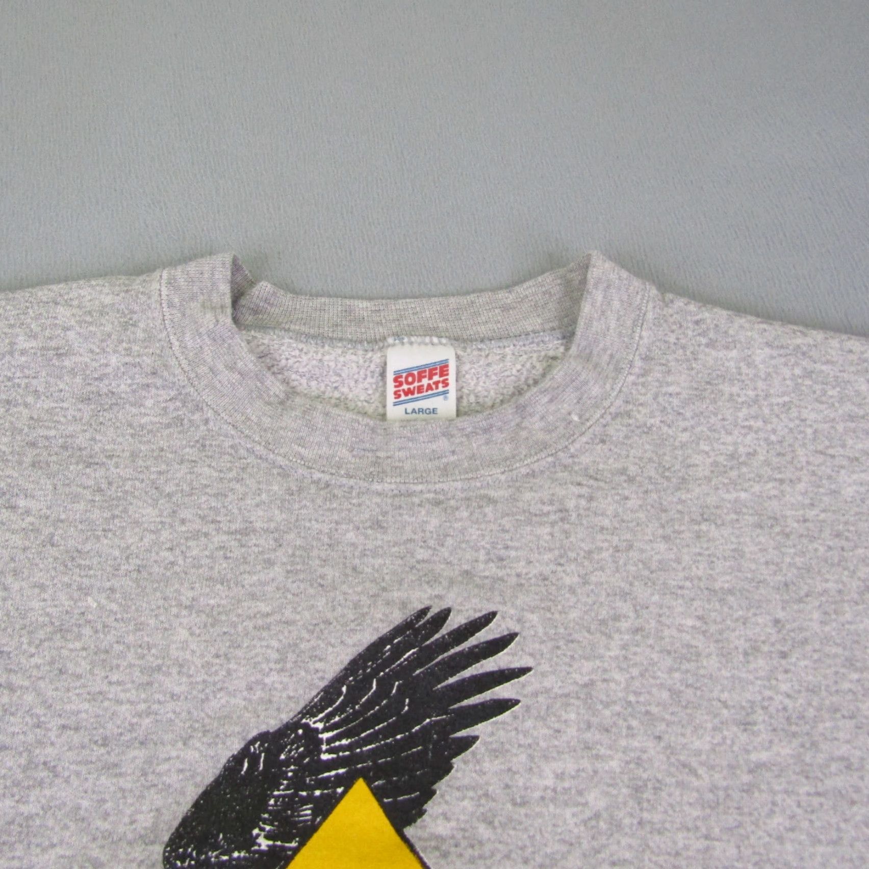 Soffe VINTAGE Soffe Air Force Sweatshirt Mens Large Crewneck Pullover Gray 90s Outdoor Animals Logo Knit Cotton Polyester Sweatshirt Mens Size US L / EU 52-54 / 3 - 2 Thumbnail