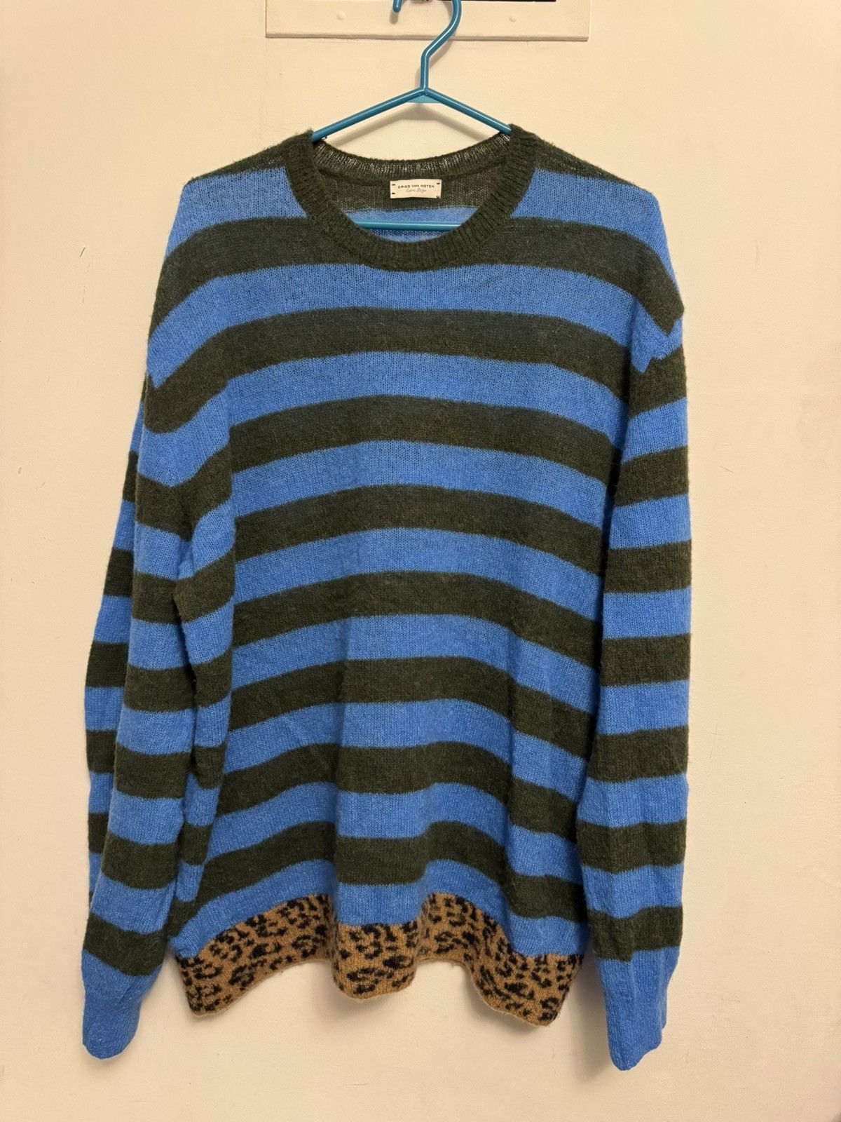 Dries Van Noten alpaca wool knit sweater