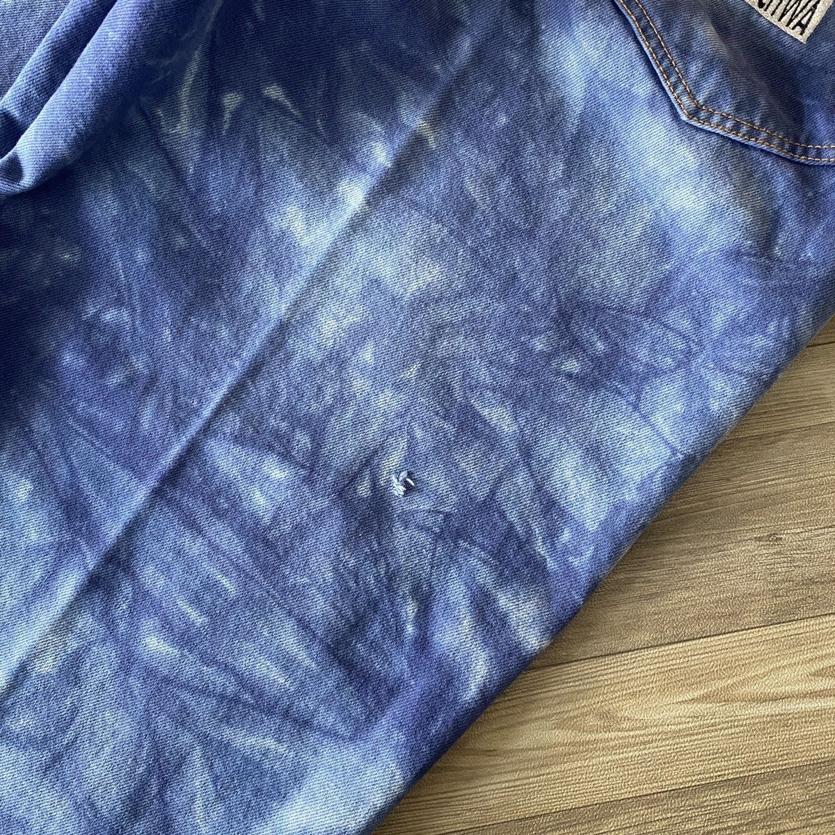 Vintage RARE 90S VINTAGE ALIEN WORKSHOP BAGGY PANTS FADED BLUE Size US 33 - 8 Thumbnail