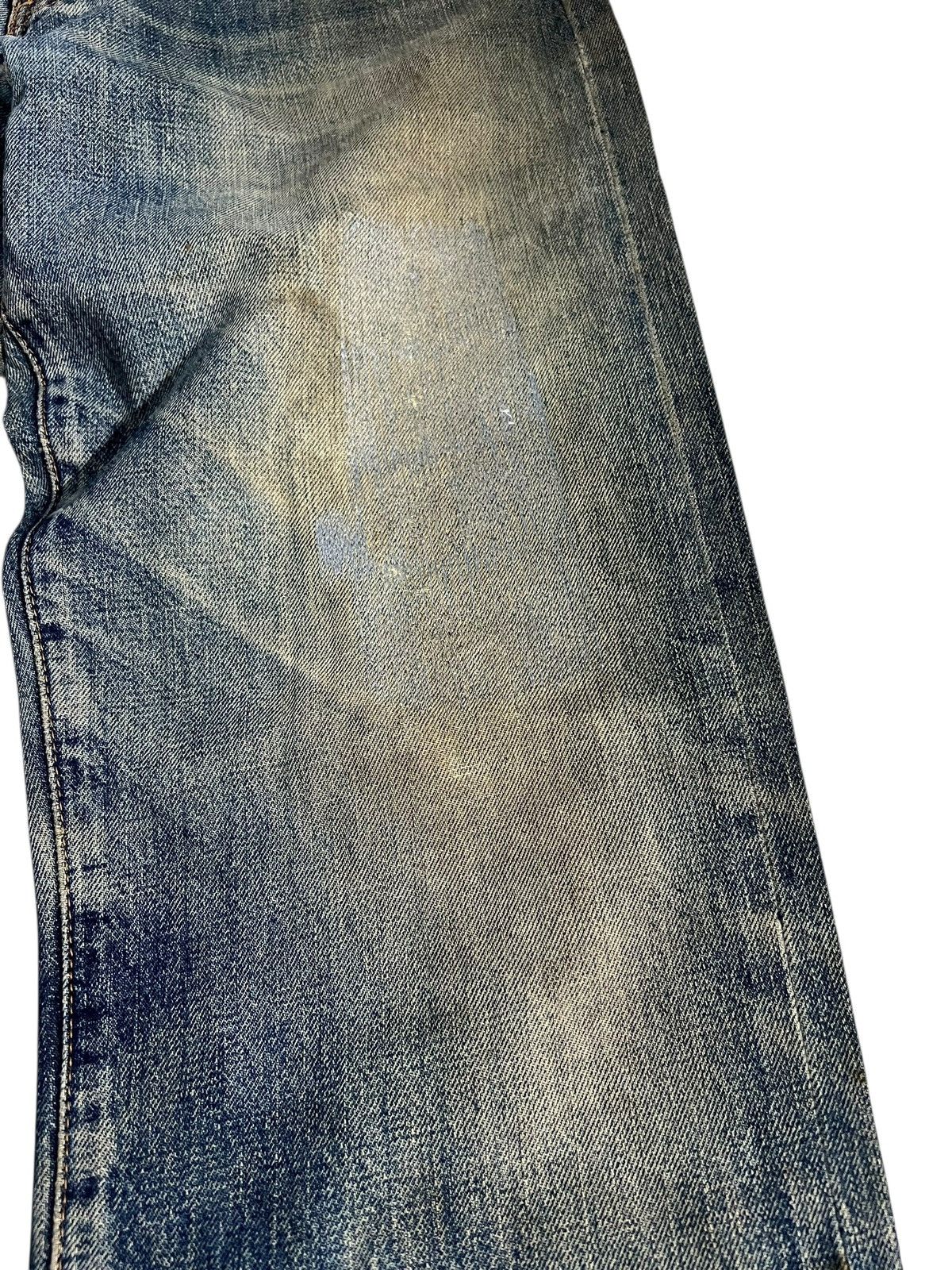 Levi's Vintage Levis 502 Big E Rusty Distress Selvedge Jean Size US 30 / EU 46 - 7 Thumbnail