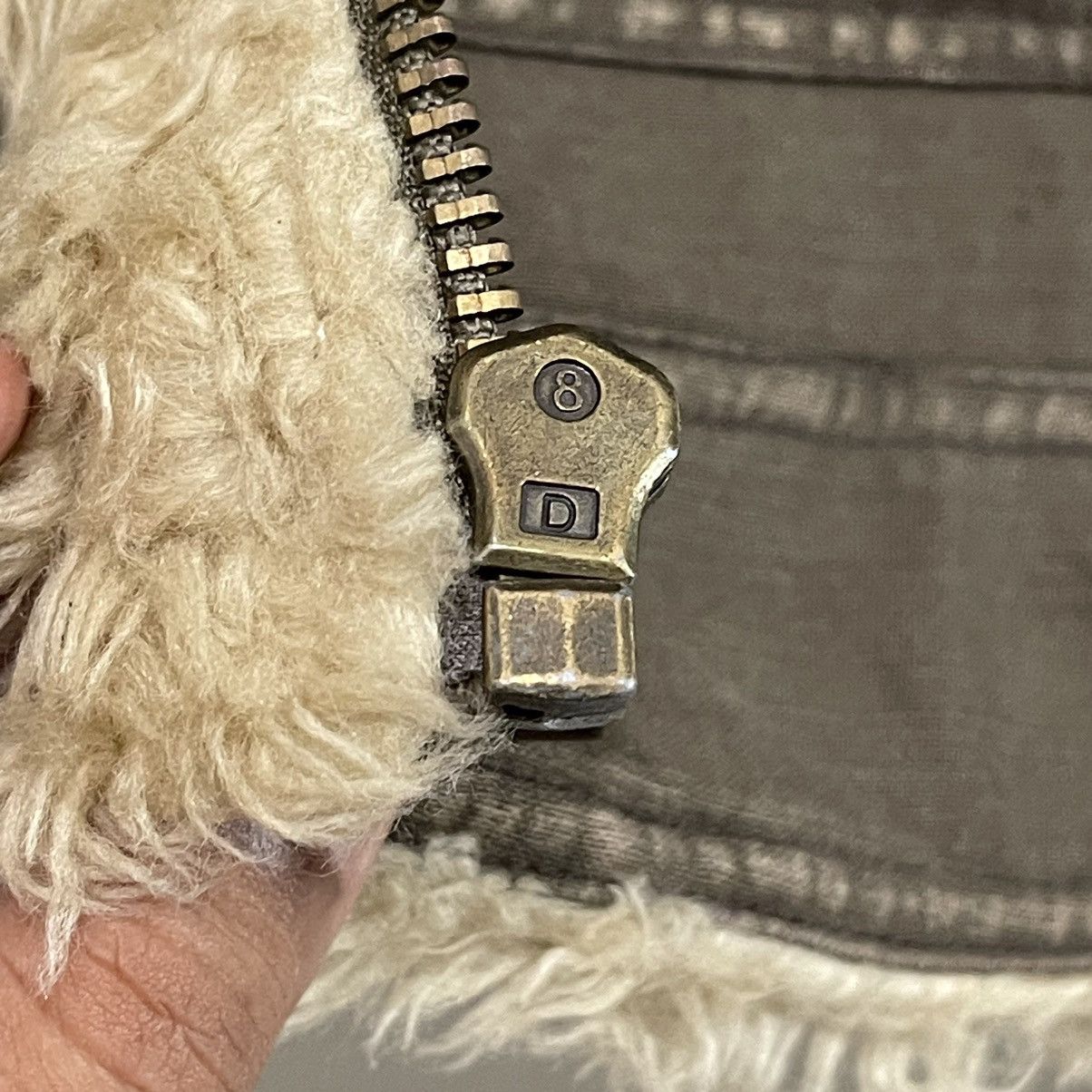 Vintage Vtg 90s Bobson International Shearling Zipper Chore Jacket Size US L / EU 52-54 / 3 - 18 Thumbnail
