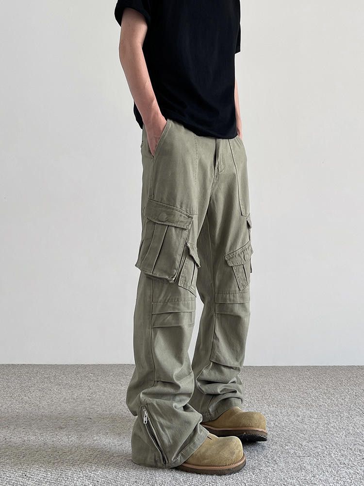 Other Cargo Stacked Pants Wide Leg Pants Size US 30 / EU 46 - 2 Thumbnail