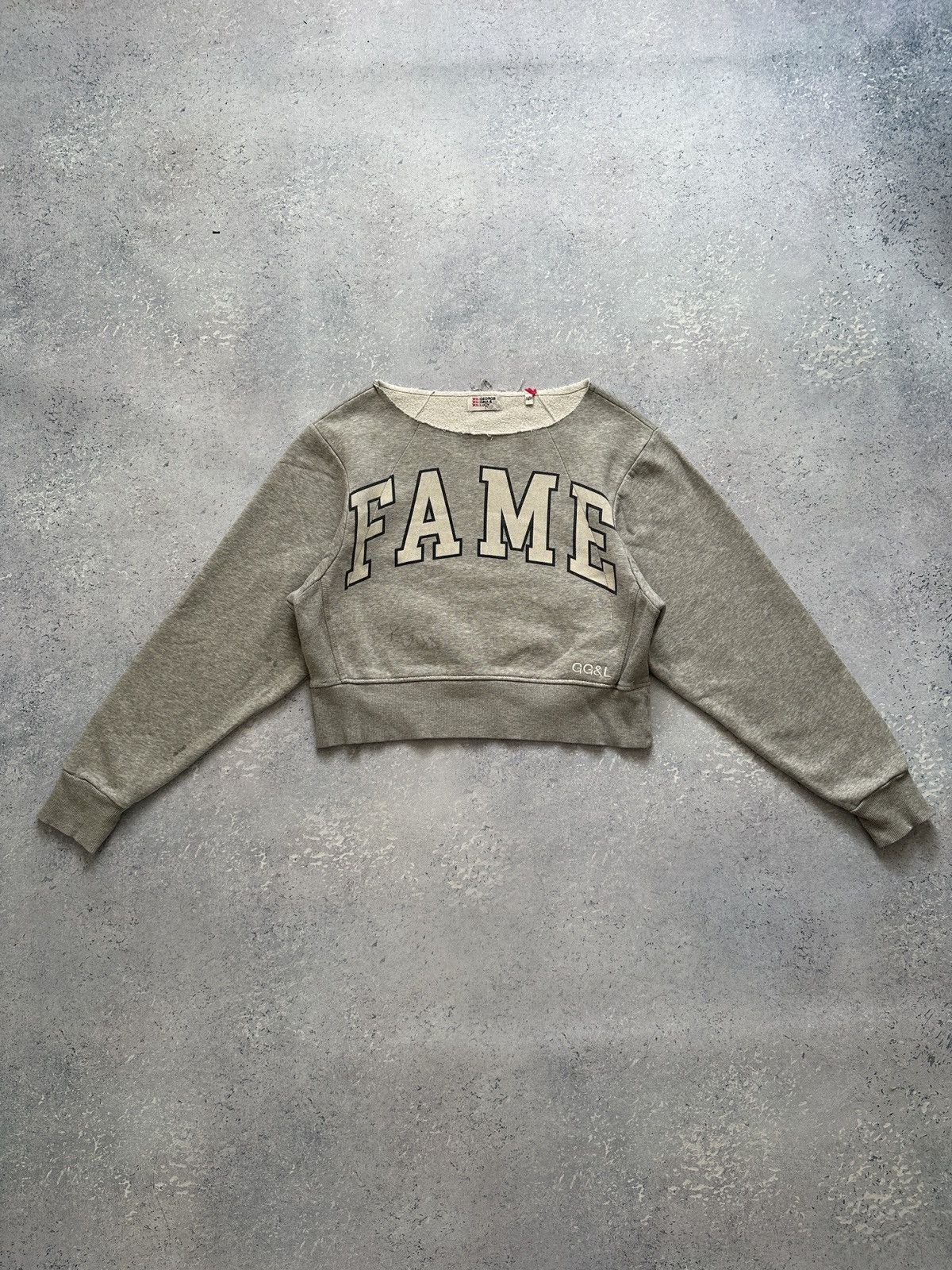 Vintage Vintage 90s GG&L George Gina & Lucy Cropped Sweatshirt Size S / US 4 / IT 40 - 1 Thumbnail
