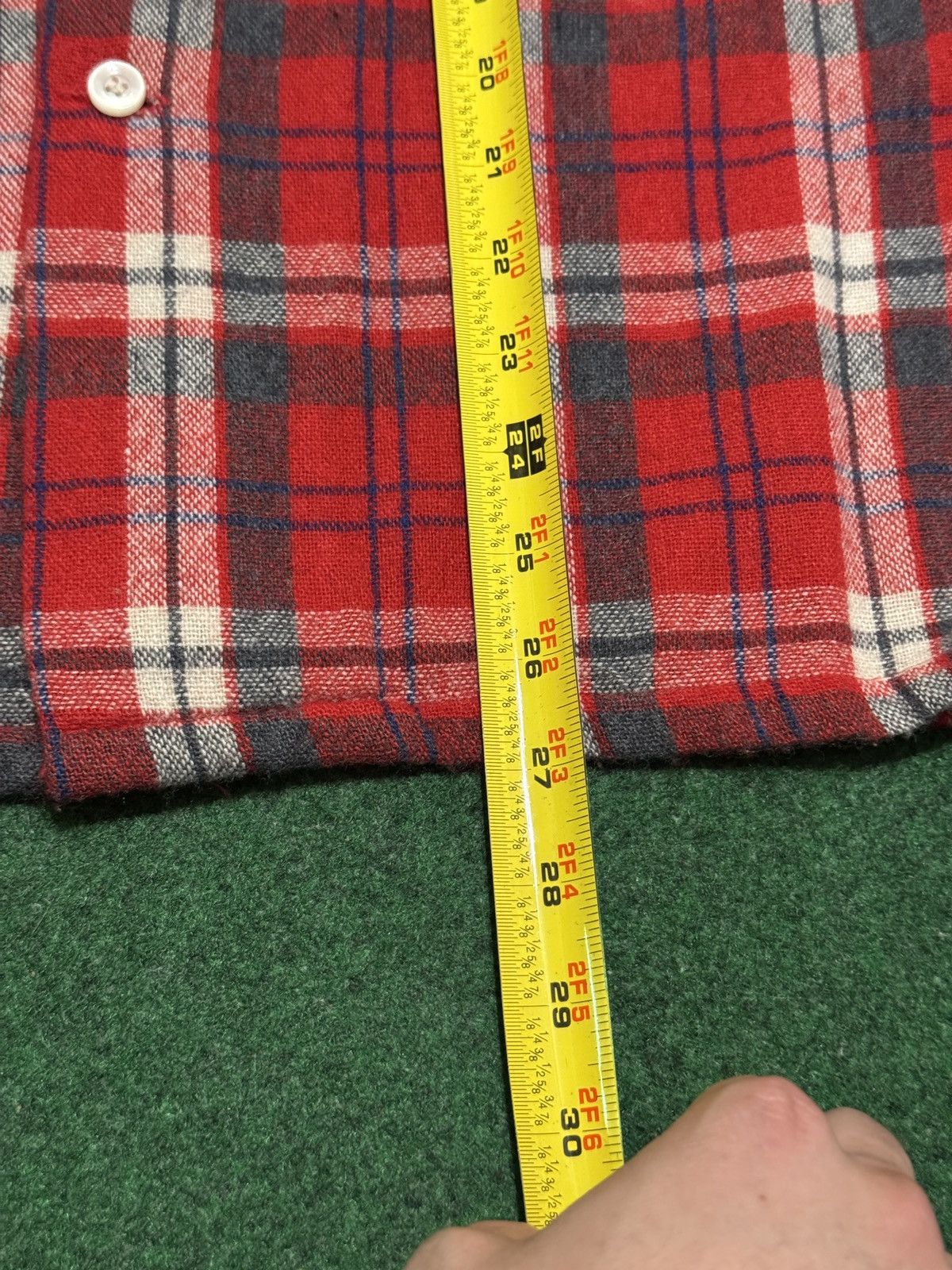 Towncraft Vintage 90s Pennys Towncraft Flannel Plaid Button Up Shirt Size US S / EU 44-46 / 1 - 5 Thumbnail