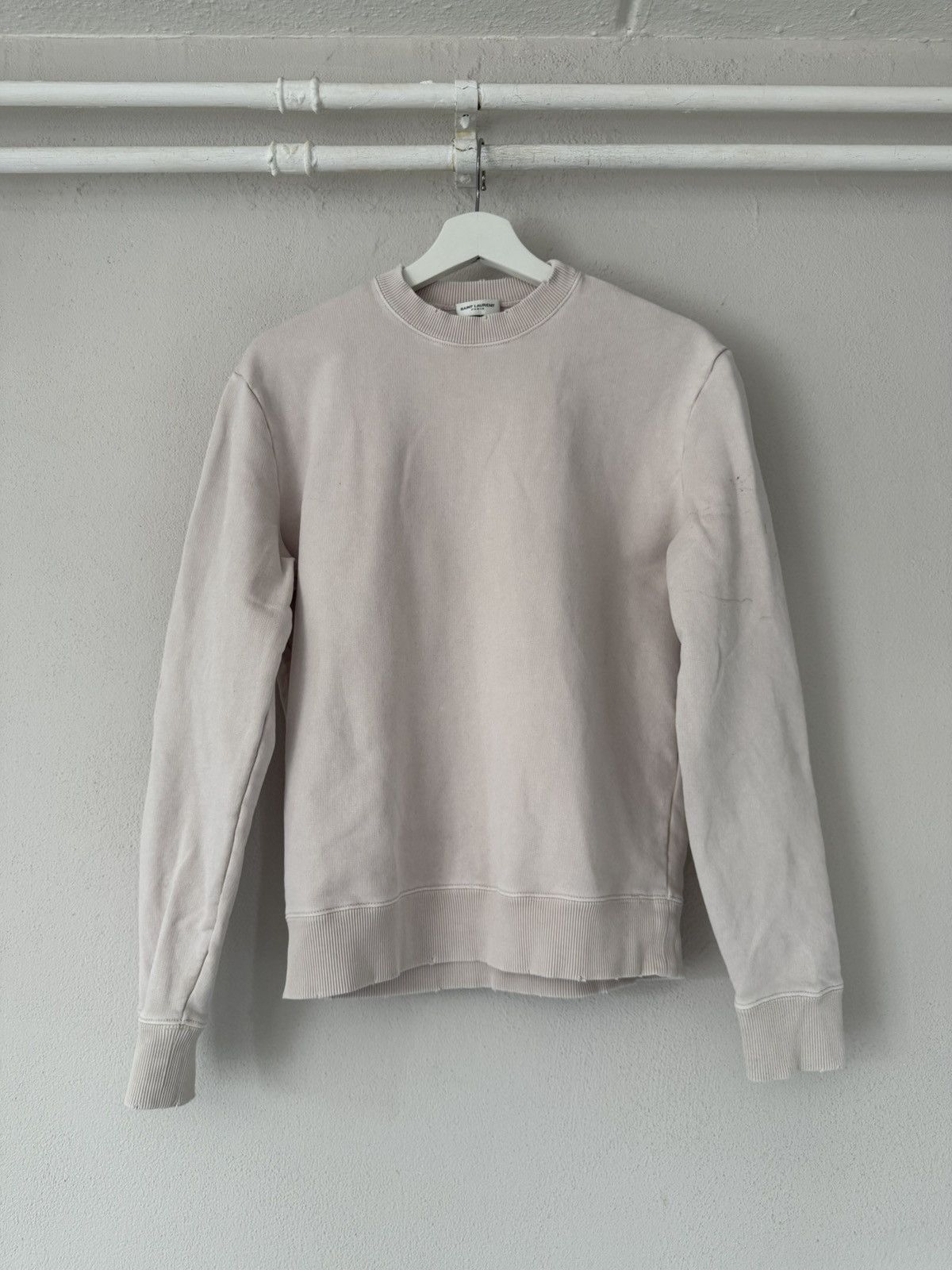 Faded Pink Cotton Sweatshirt (XS)