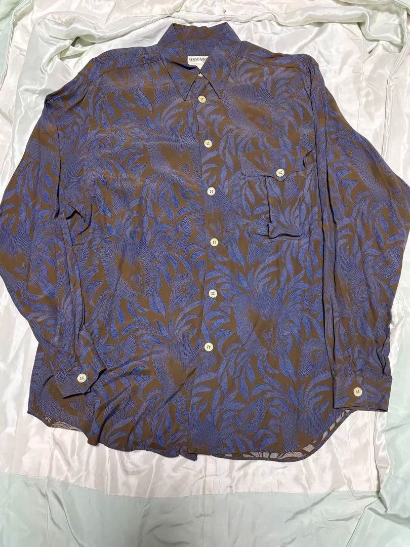 Giorgio Armani Vintage Giorgio Armani 90s Baroque Shirt Size US S / EU 44-46 / 1 - 1 Thumbnail