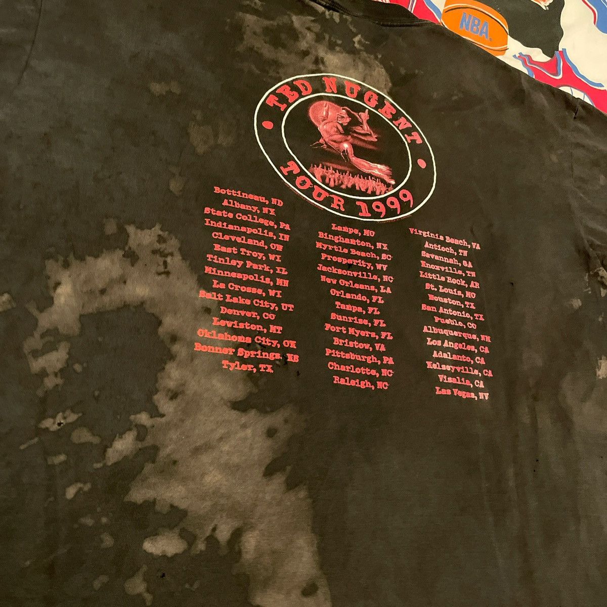 Band Tees × Vintage Vintage 1999 Ted Nugent Album Cover Promo Tour Rock Tee Size US M / EU 48-50 / 2 - 4 Thumbnail