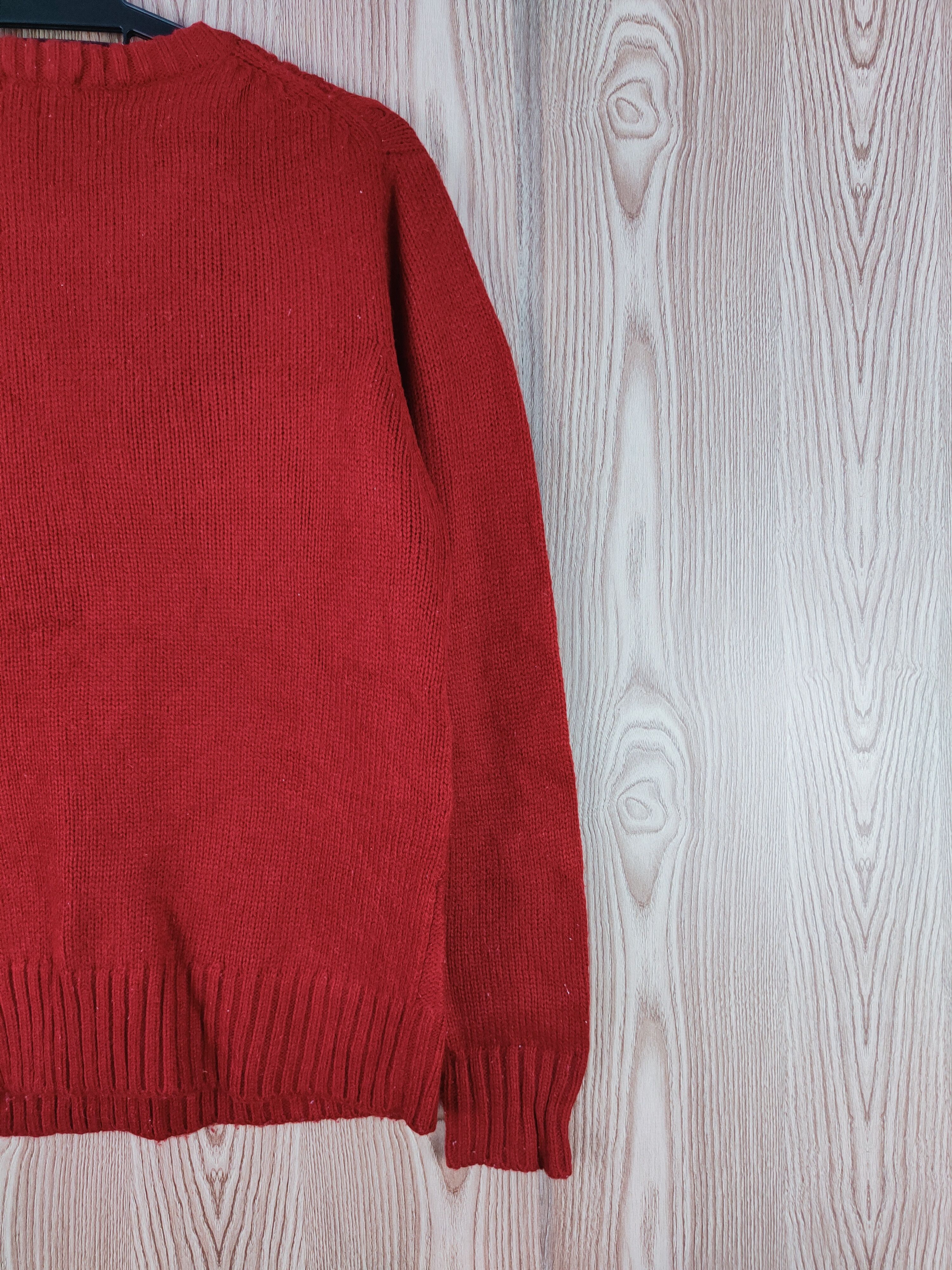 GU GU Red cable Knitwear Sweatshirts #W254 Size US S / EU 44-46 / 1 - 9 Thumbnail