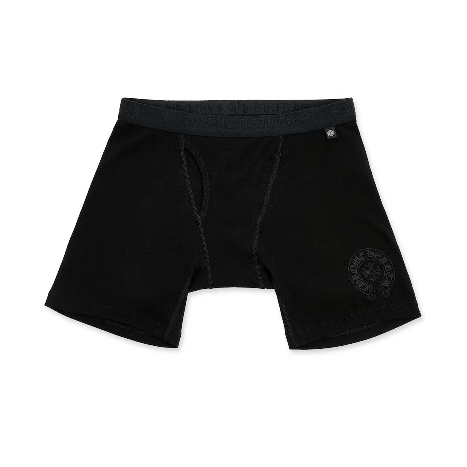 image of Chrome Hearts Long Boxer Brief Camo Black, Men's