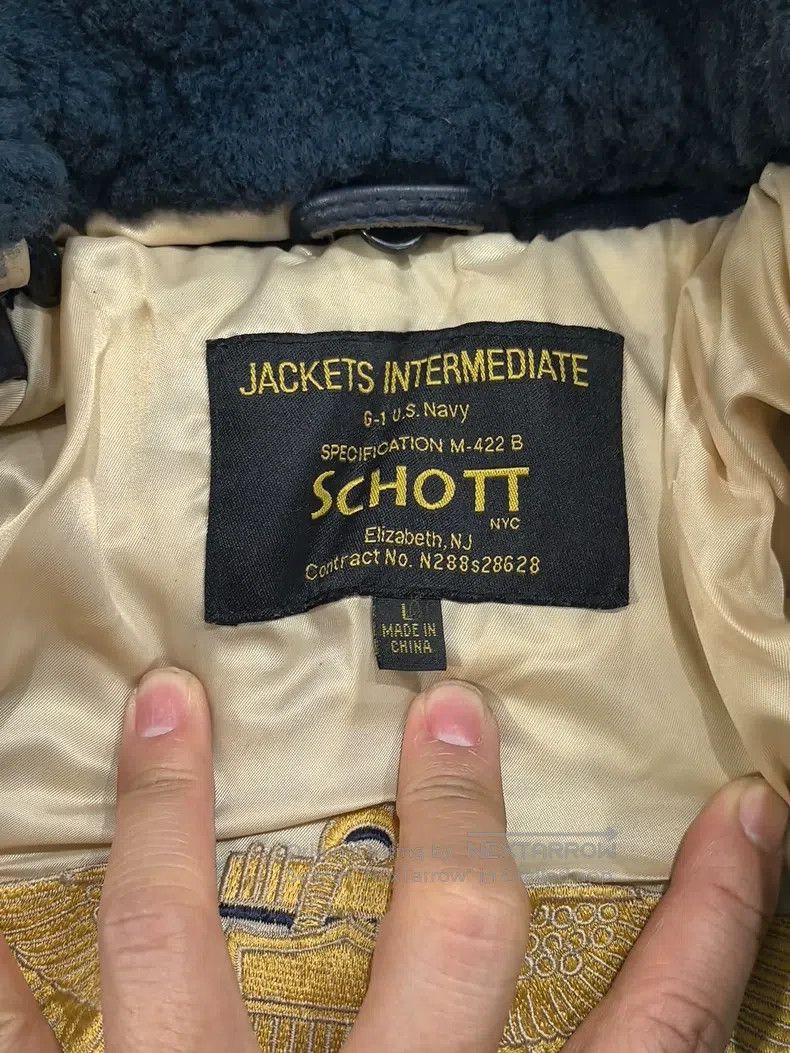 Schott Genuine leather padding G1 Size US L / EU 52-54 / 3 - 2 Thumbnail