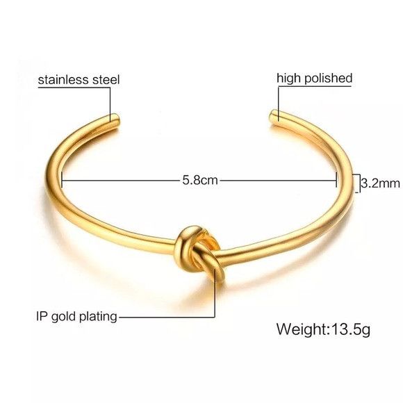 The Unbranded Brand Stainless steel trendy round bracelet Size ONE SIZE - 5 Thumbnail