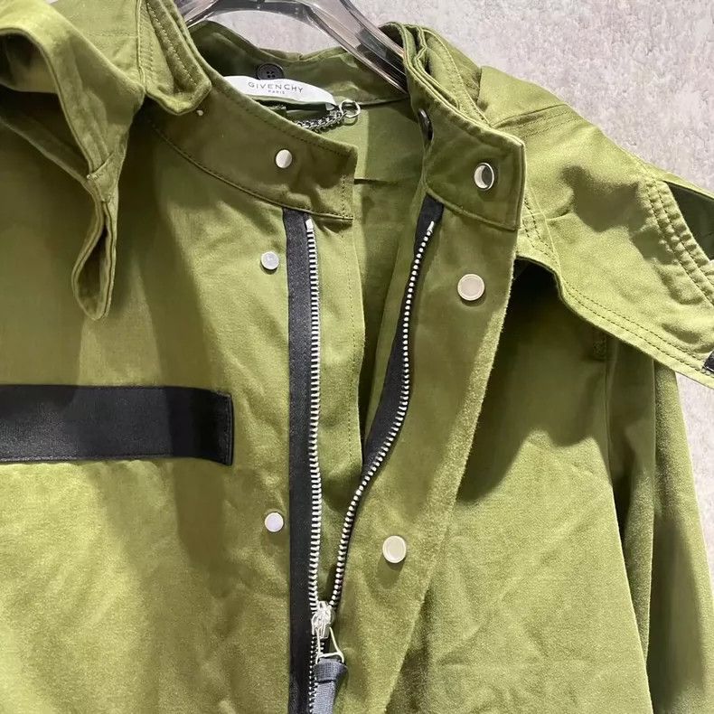 Givenchy Givenchy Size44 Wing Military Green Coat Size US M / EU 48-50 / 2 - 4 Thumbnail