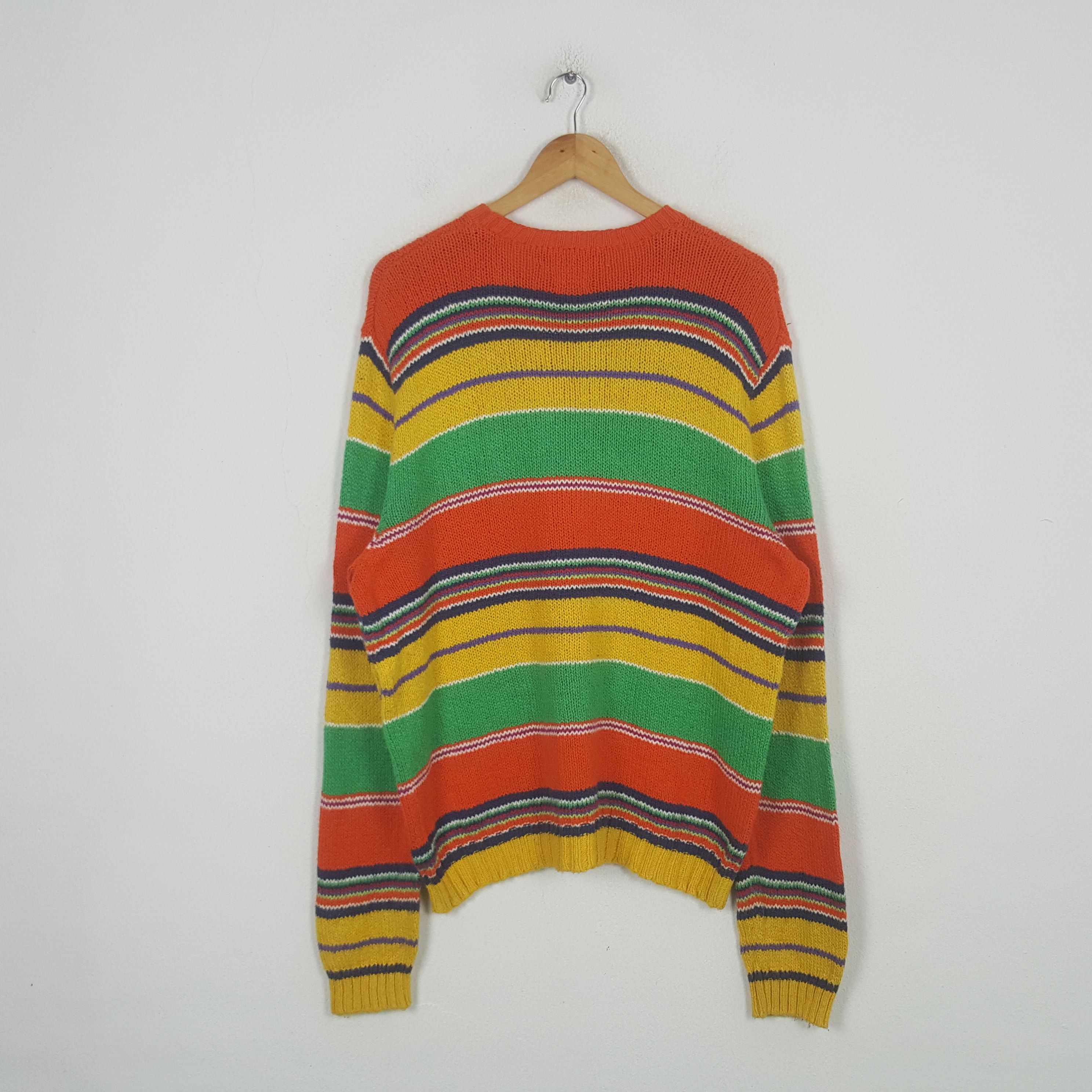 Polo Ralph Lauren Vintage Polo Ralph Lauren American Strips Sweater RR24 Size US XL / EU 56 / 4 - 3 Thumbnail