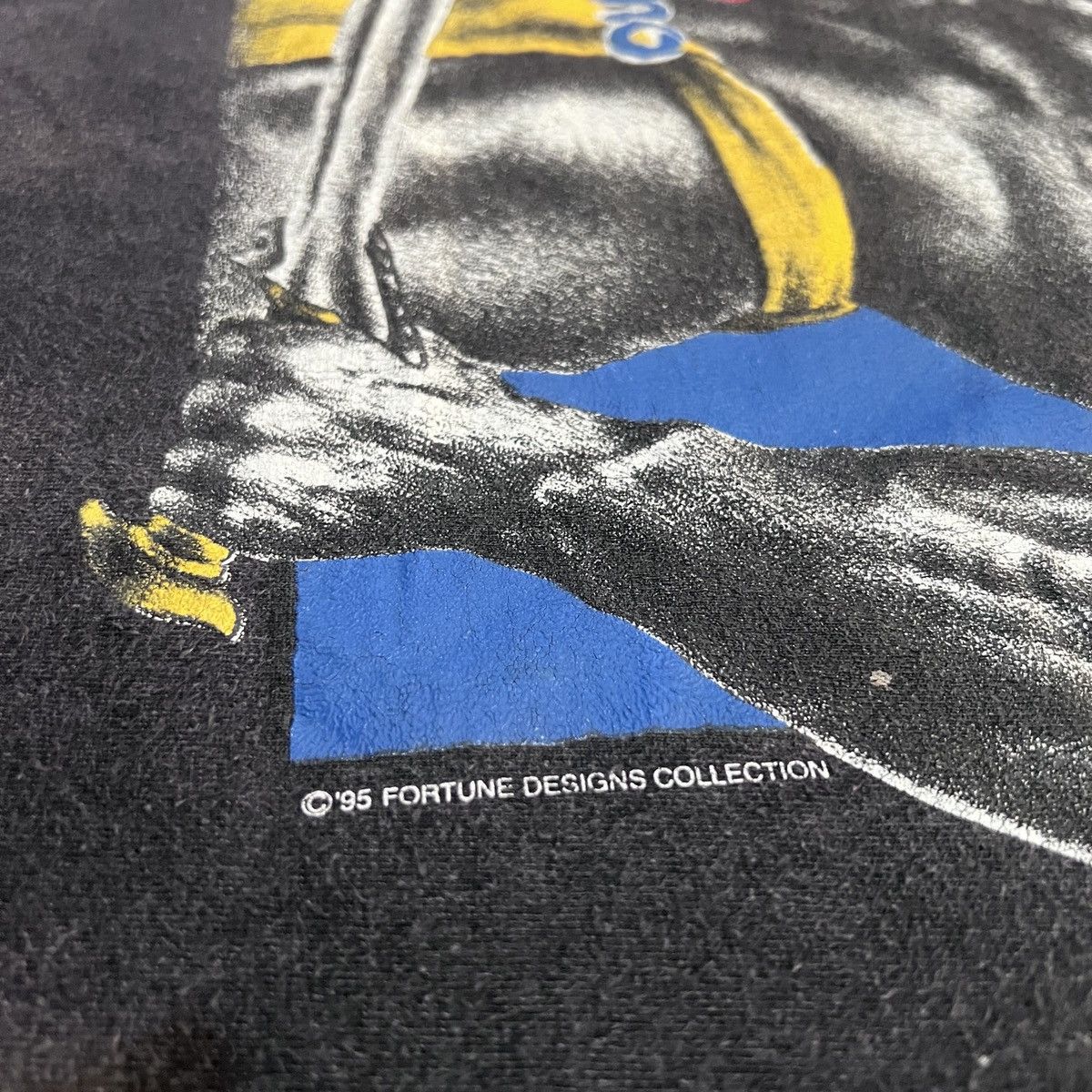 Vintage Vintage 90s Filipino Strength Gym Fitness Faded Thrashed Tee Size US XL / EU 56 / 4 - 3 Thumbnail