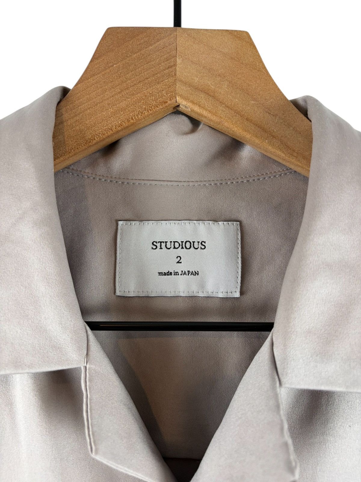 STUDIOUS Studios Polyester Open Collar Shirt Size US M / EU 48-50 / 2 - 4 Thumbnail