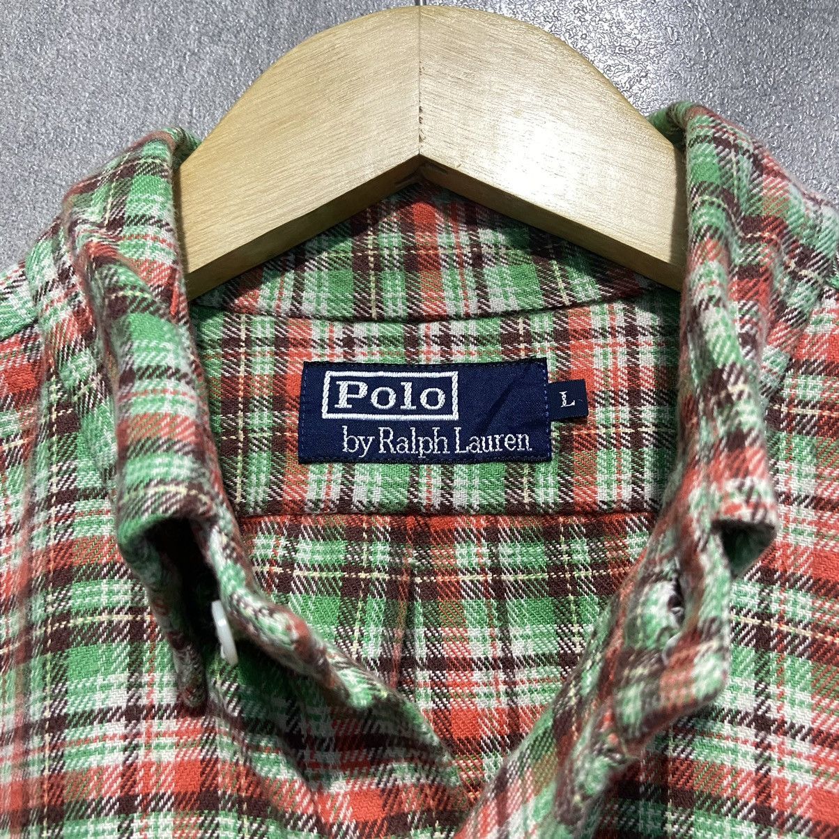 Flannel × Polo Ralph Lauren × Vintage Vintage Polo Ralph Lauren Checkered Flannel Size US L / EU 52-54 / 3 - 3 Thumbnail