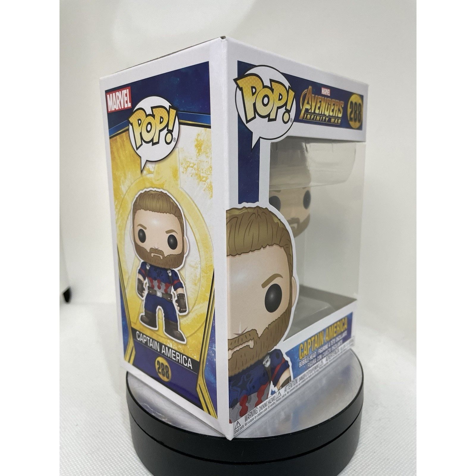 Marvel Comics Funko Pop! Captain America #288 Avengers Infinity War Size ONE SIZE - 8 Thumbnail