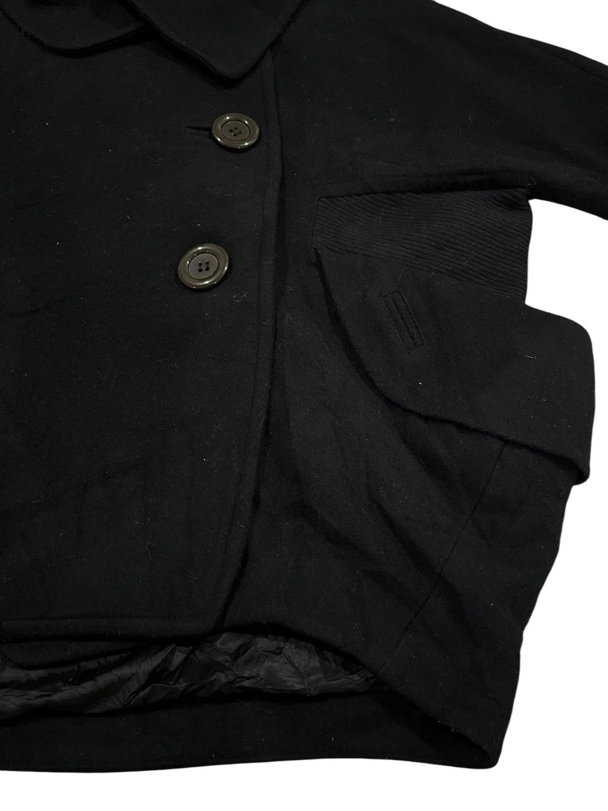 Issey Miyake ISSEY MIYAKE MERCIBEAUCOUP BATWING MUSHROOM NECK WOOL JACKET Size US L / EU 52-54 / 3 - 5 Thumbnail