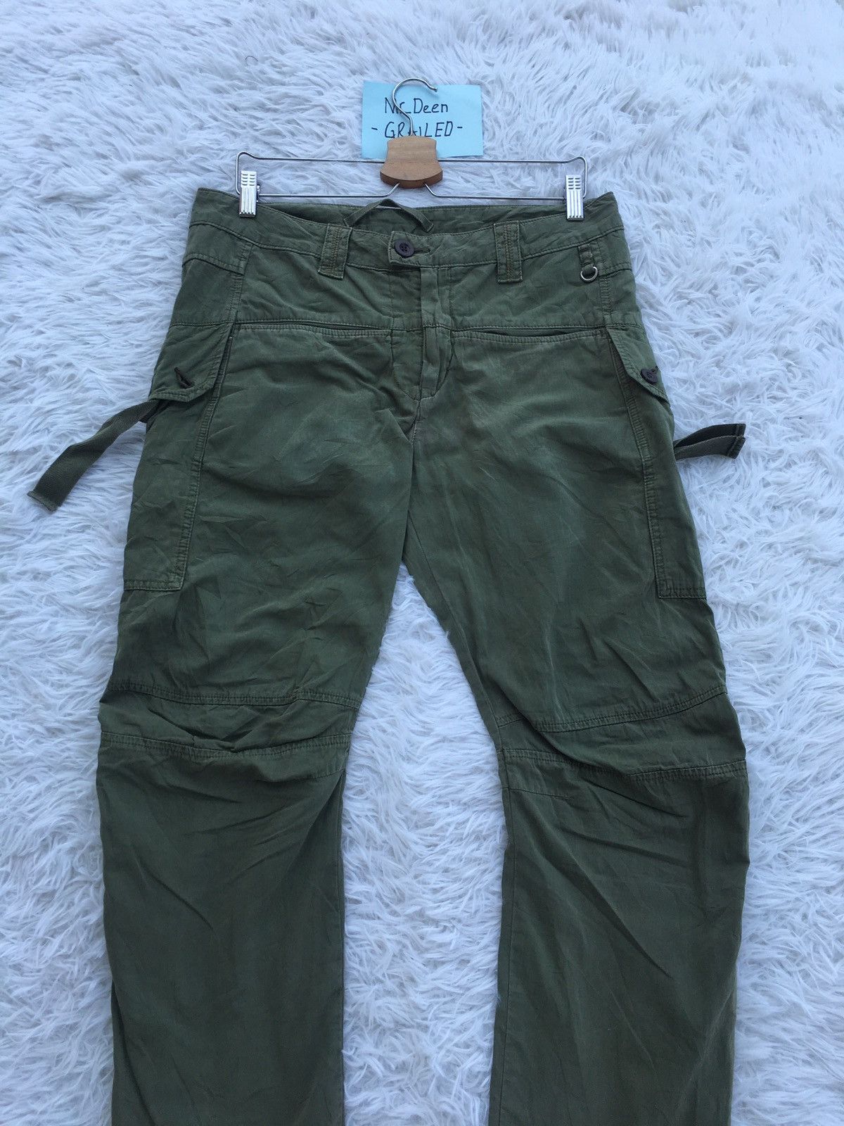 Marithe + Francois Girbaud Rare Vintage Marithe Francois Girbaud Cargo Pant Size US 33 - 5 Thumbnail