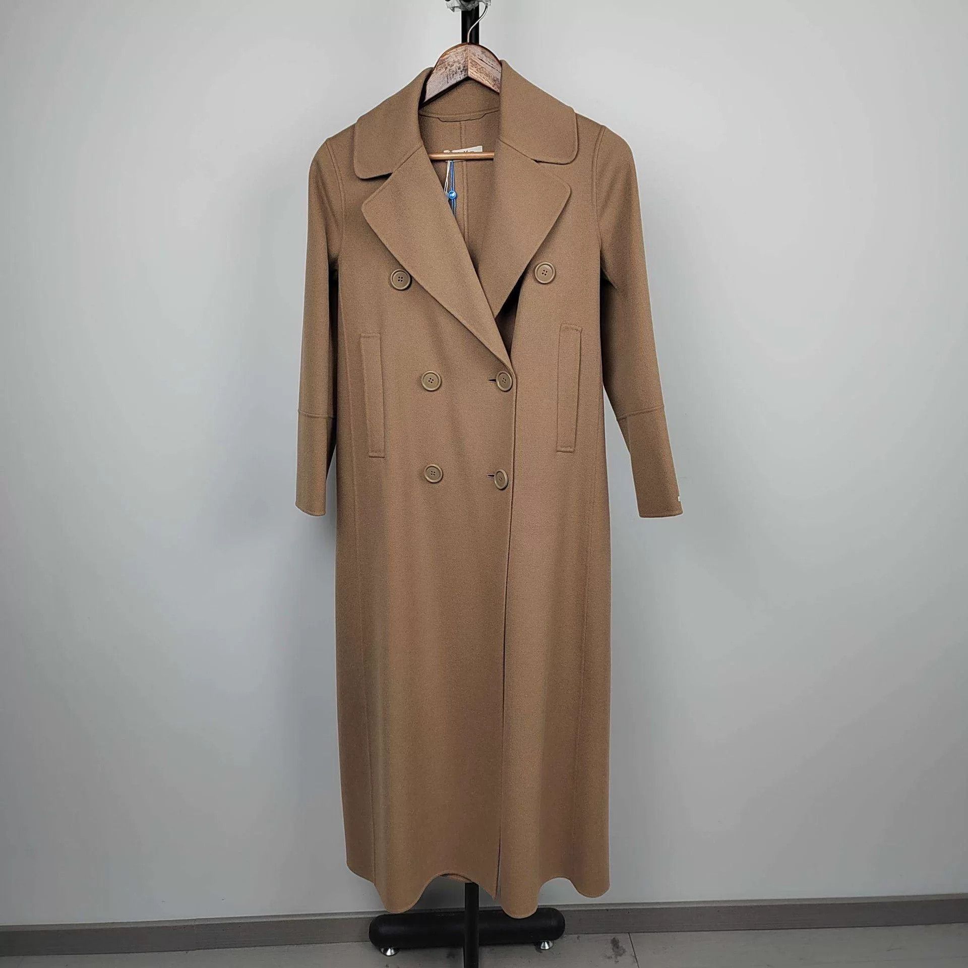Max Mara Maxmara Cashmere Coat Beige Size 155 Size US XS / EU 42 / 0 - 1 Thumbnail