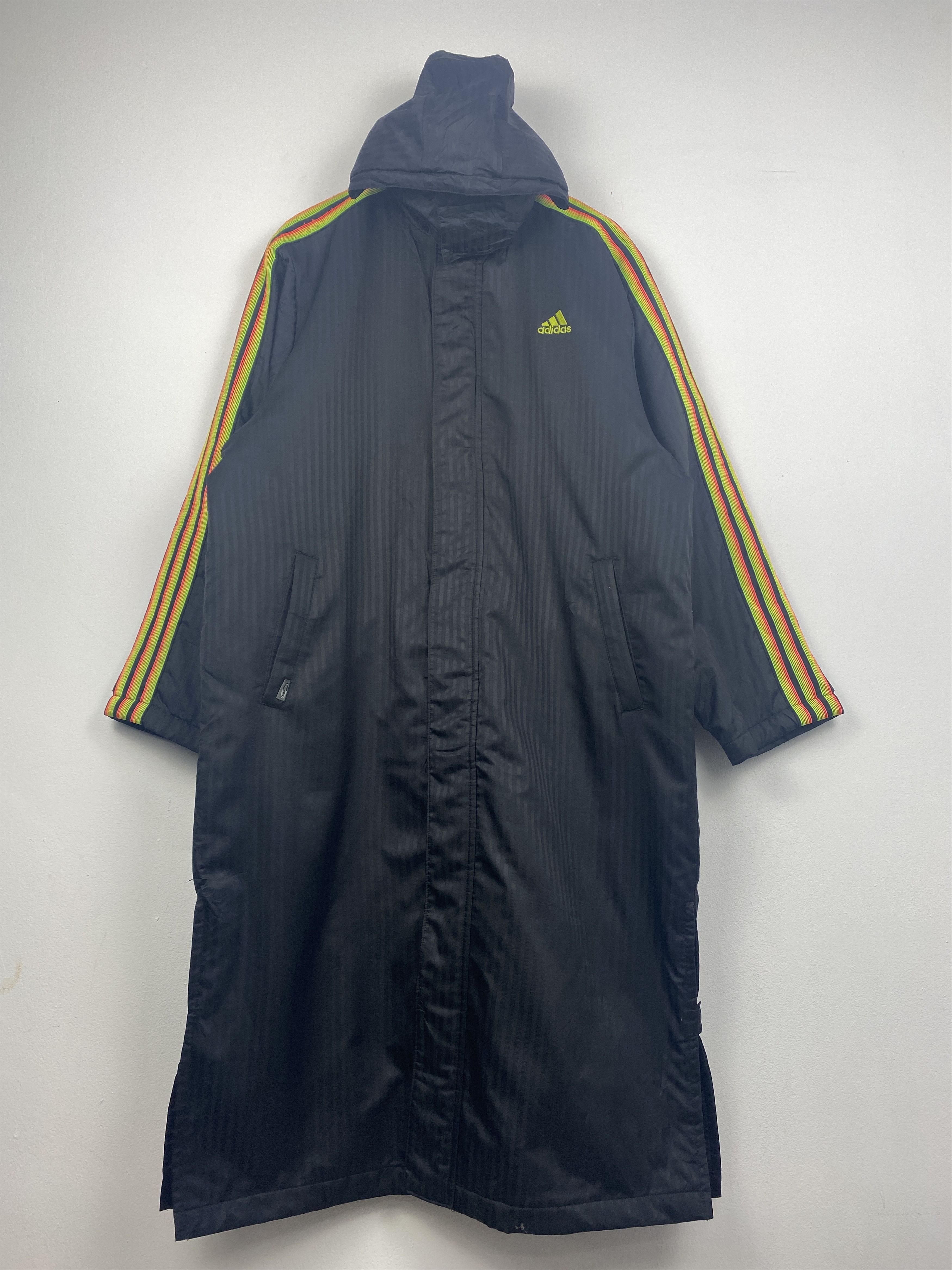 Adidas 90s Rare Adidas Original Zipper Up Long Jacket AH0022 Size US XXL / EU 58 / 5 - 1 Thumbnail