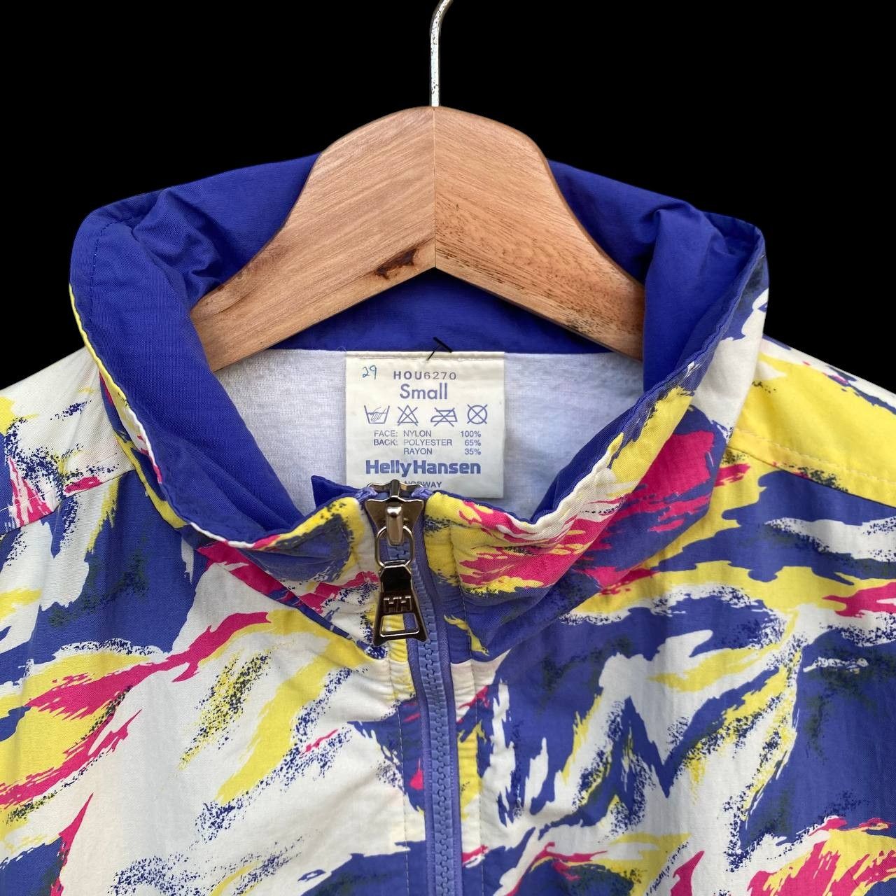 Helly Hansen Vintage 90s Helly Hansen"Sea Life"Abstract Neon Brushstroke Size US S / EU 44-46 / 1 - 12 Thumbnail