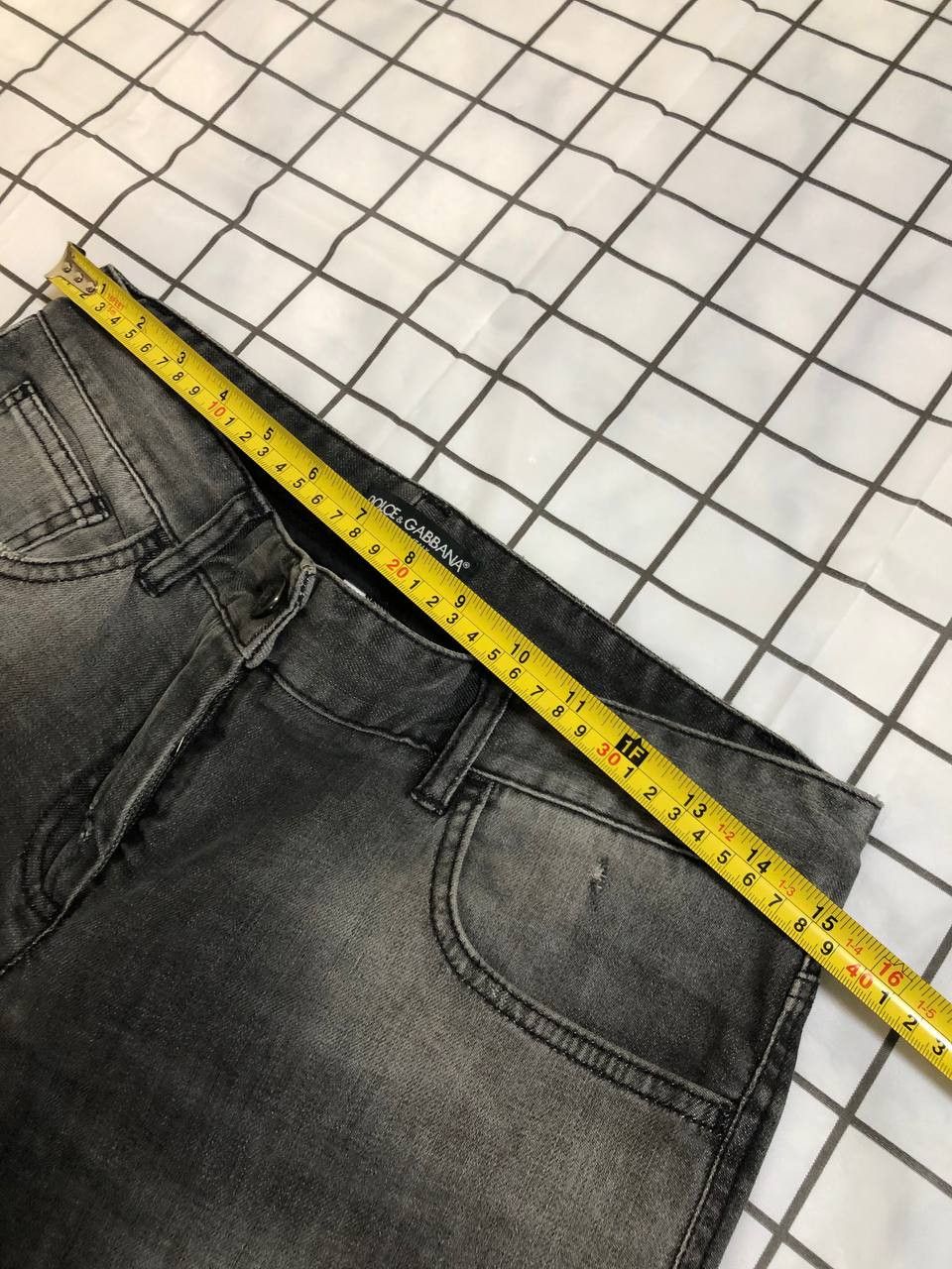 Dolce & Gabbana Dolce & Gabbana Grey Washed And Distressed Denim Size 28" / US 6 / IT 42 - 10 Thumbnail