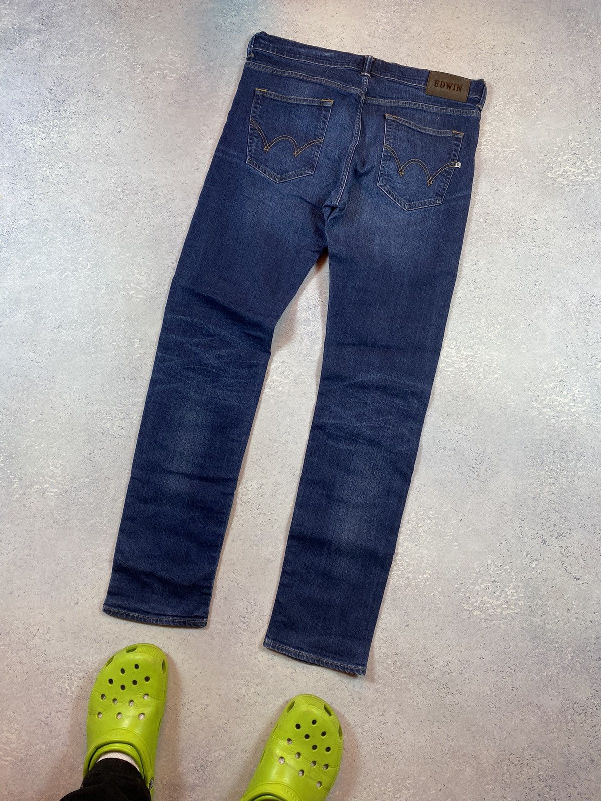 Designer × Edwin × Japanese Brand Edwin Men’s Blue Denim Jeans Size 34x34 Size US 34 / EU 50 - 4 Thumbnail